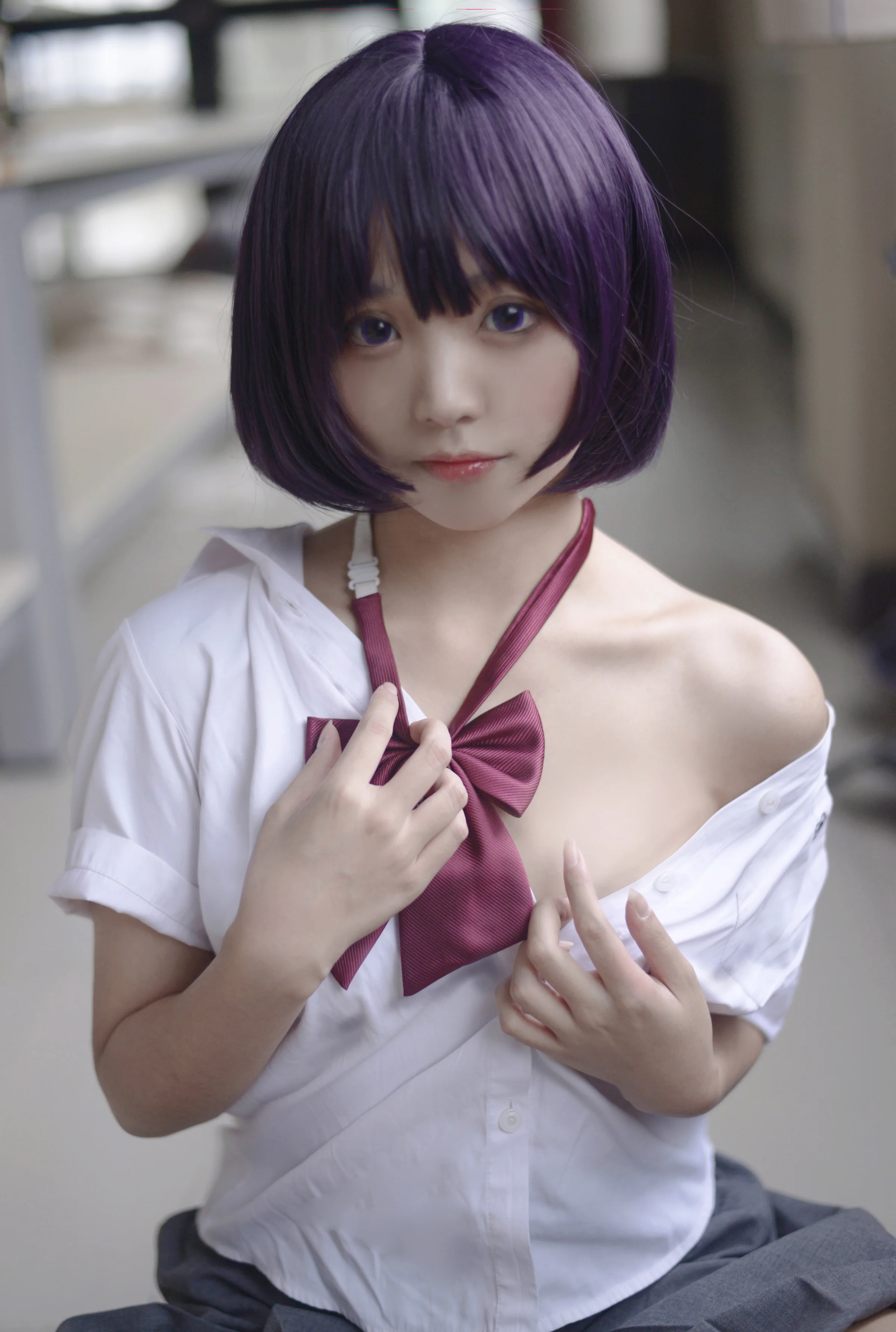 人渣的本愿安乐冈花火COS写真