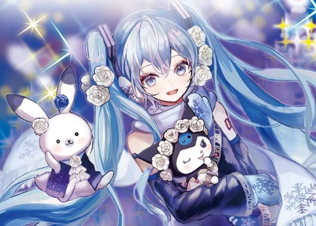 雪初音 x 三丽鸥 酷洛米 ​​​联动图 Day（昼）& Night（夜） ​​​​｜高清图片集