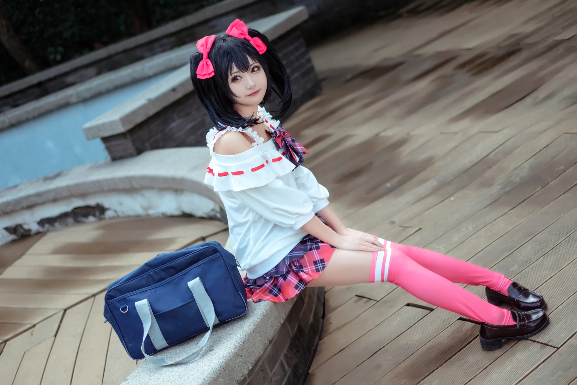 lovelive！矢泽妮可未觉醒活动卡COS写真