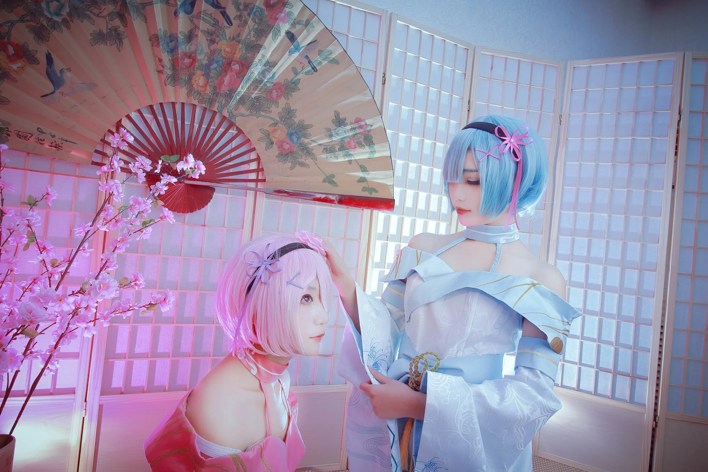 从零开始的异世界生活 蕾姆祭典和服COS写真