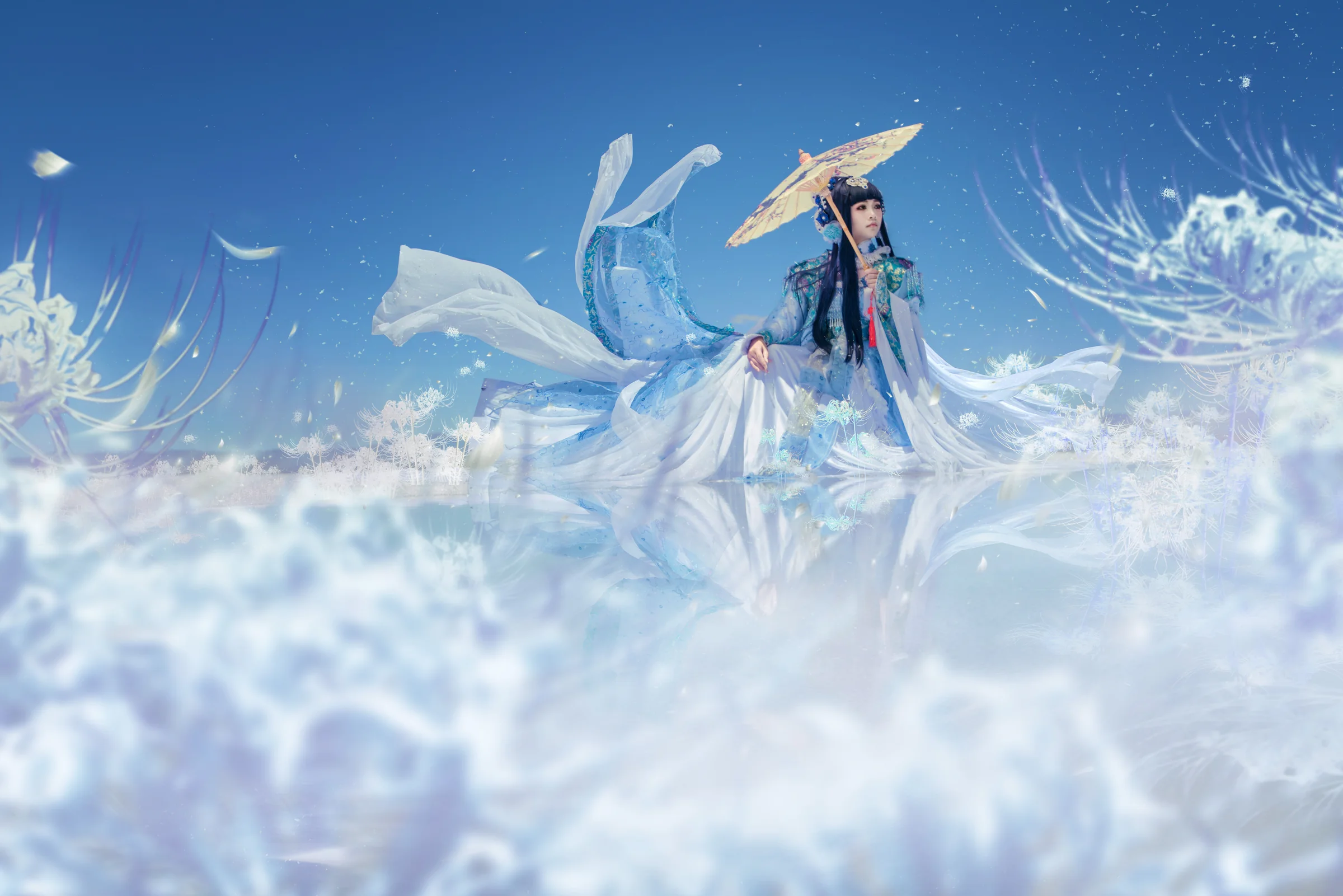 金光不布袋戏玲珑雪霏COS写真
