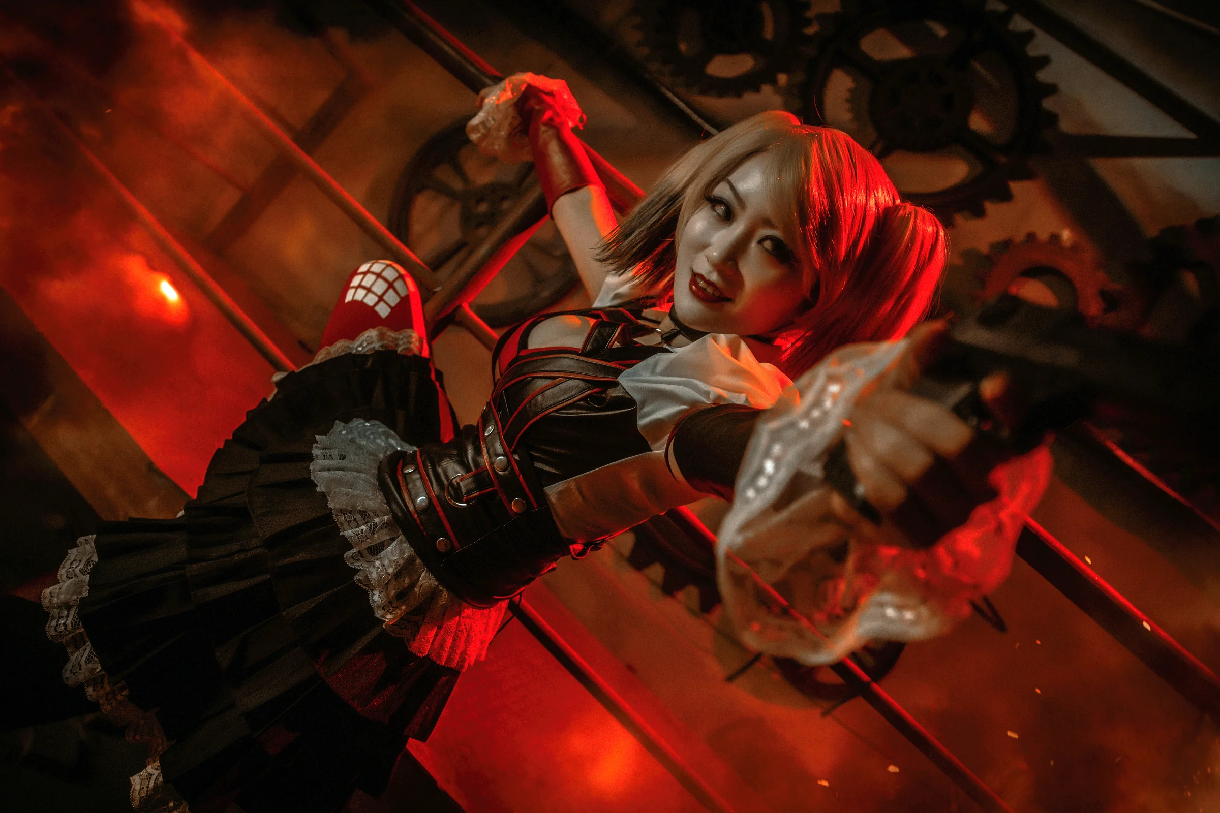 阿卡姆骑士小丑女COS写真