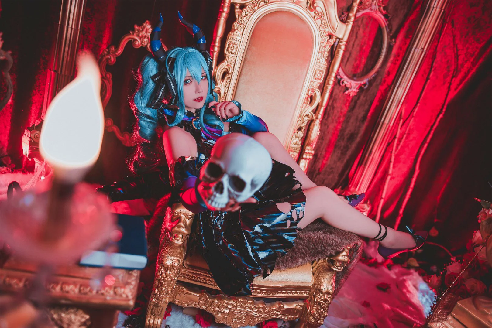初音未来小恶魔COS写真