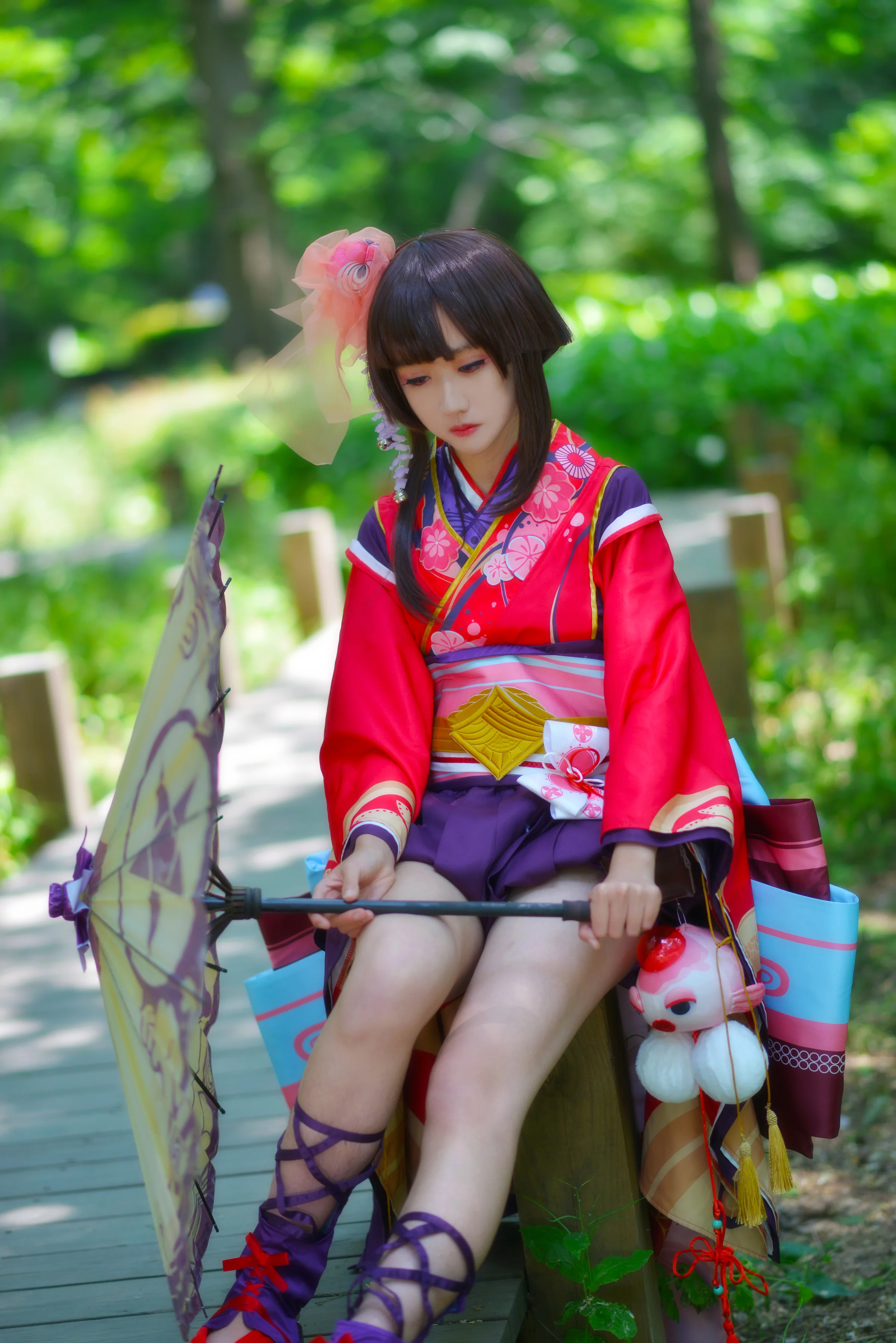 阴阳师神乐COS写真