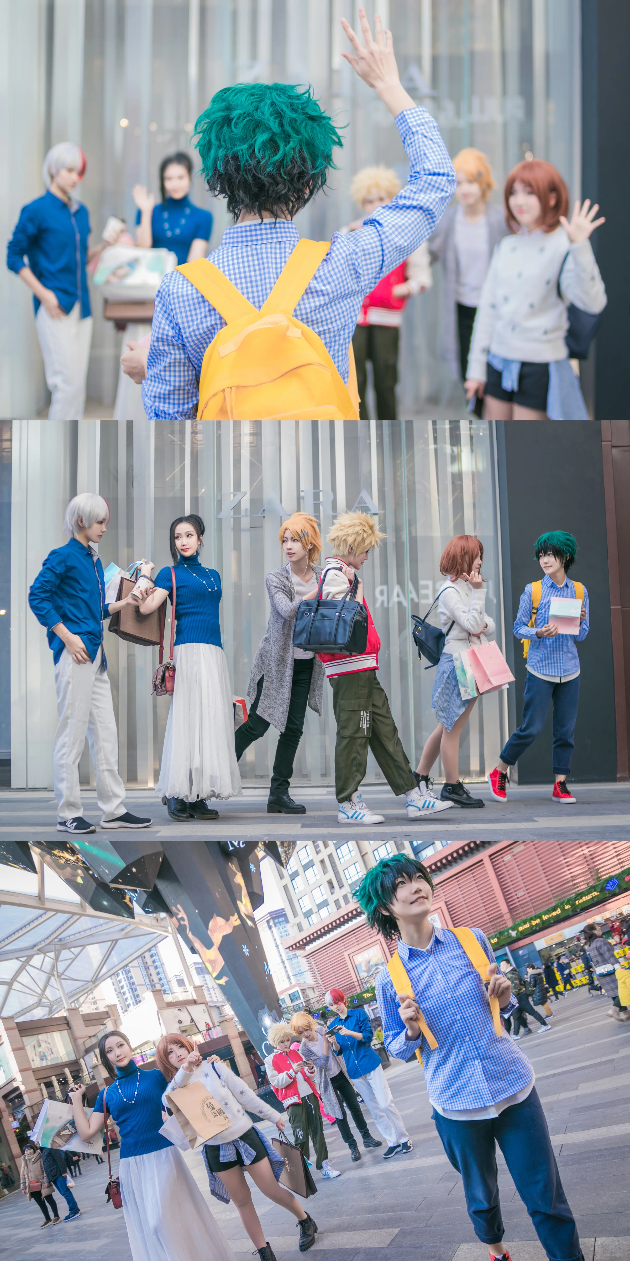 我的英雄学院 A班常服COS写真