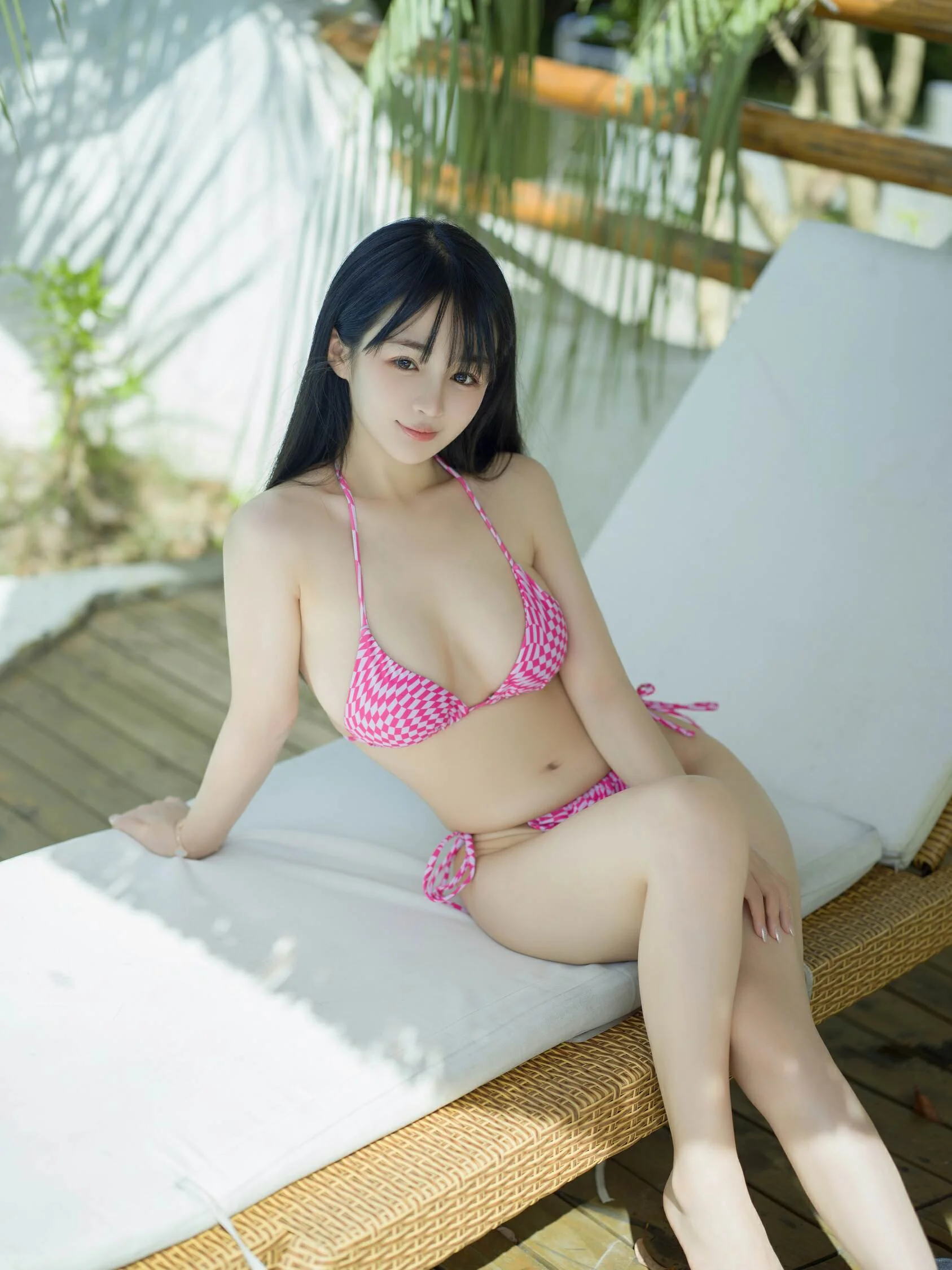 桜井宁宁 – 粉色比基尼 微风｜高清图片集