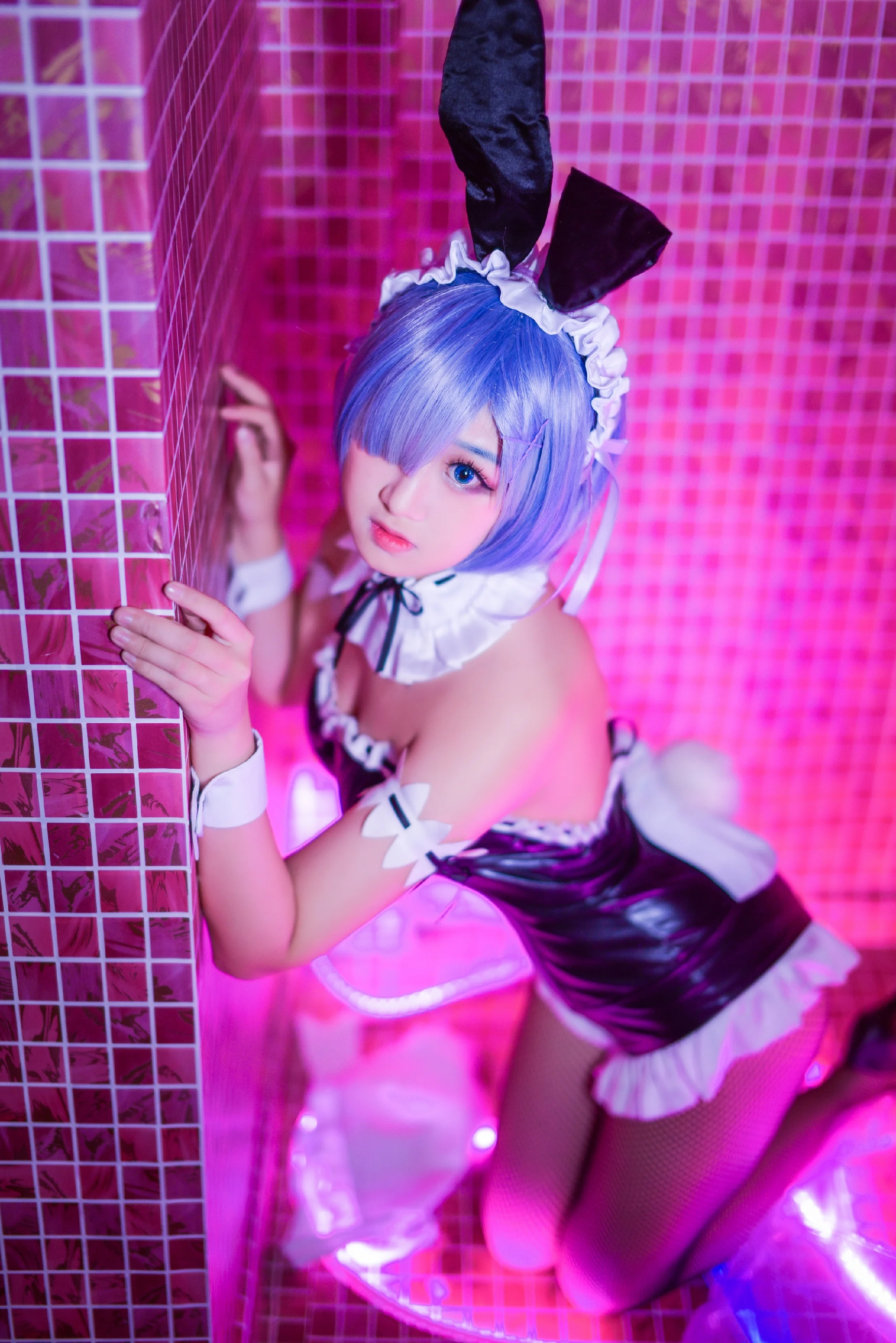蕾姆兔女郎COS写真