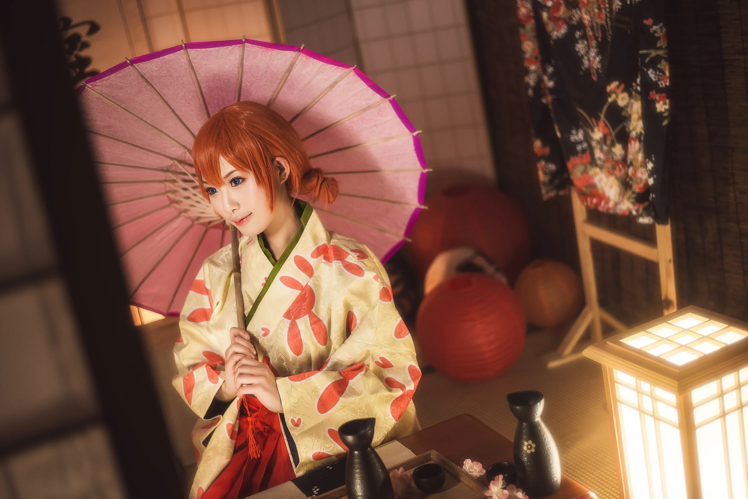 《银魂》神乐COS写真