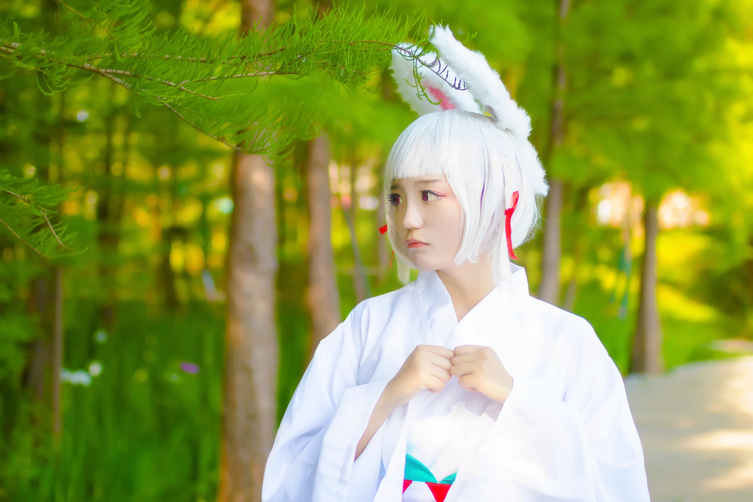 阴阳师山兔COS写真