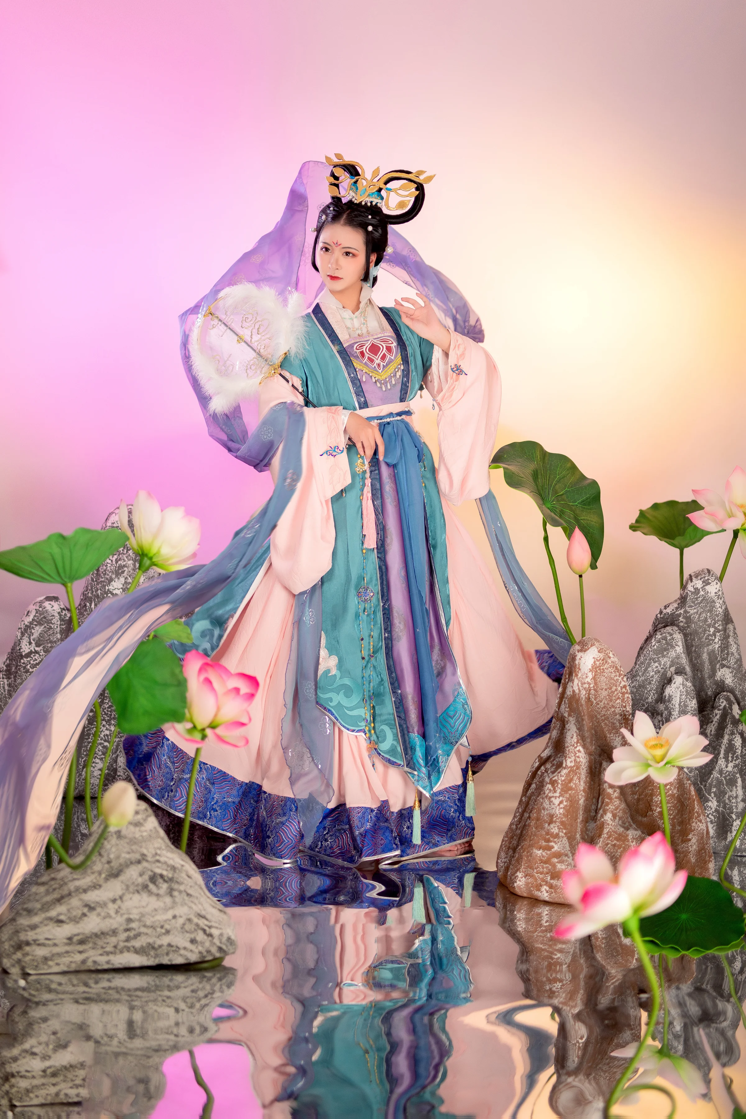 天涯明月刀·心王·洛神赋COS写真