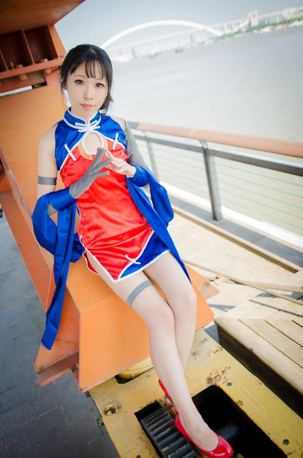 战舰少女逸仙COS写真