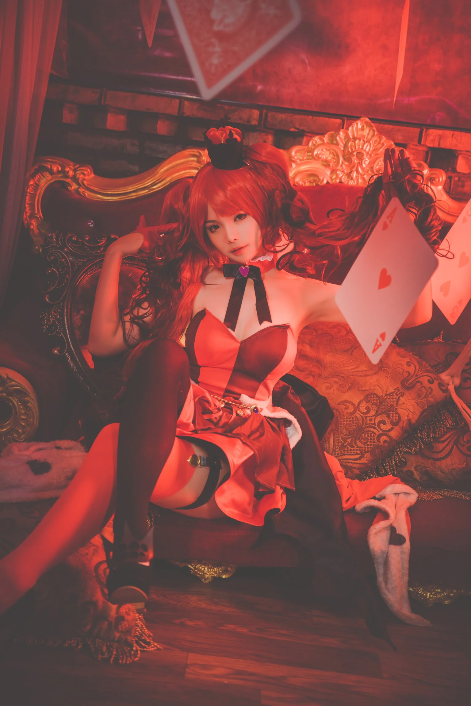 童话another系列红心女王COS写真