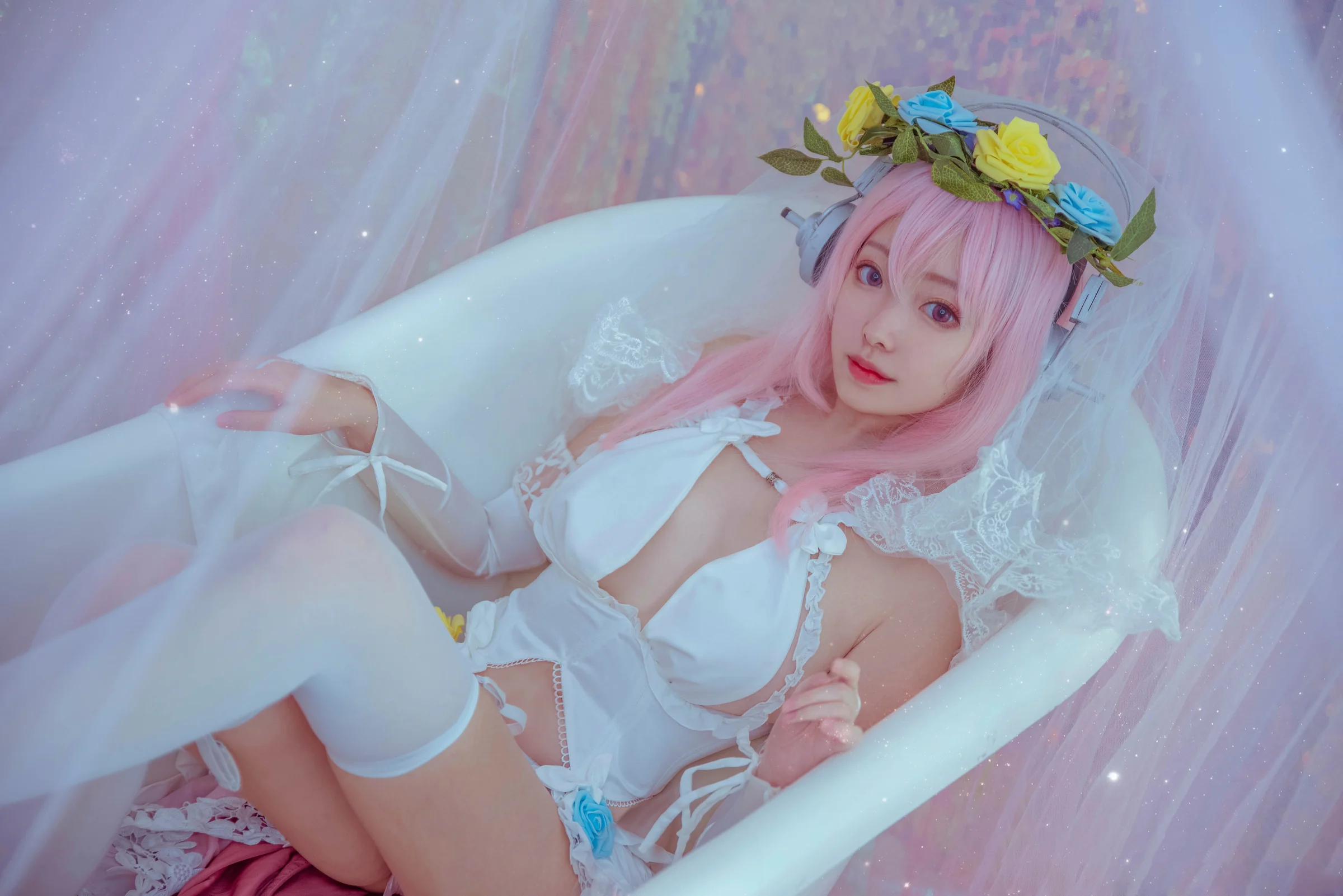 索尼子花嫁COS写真