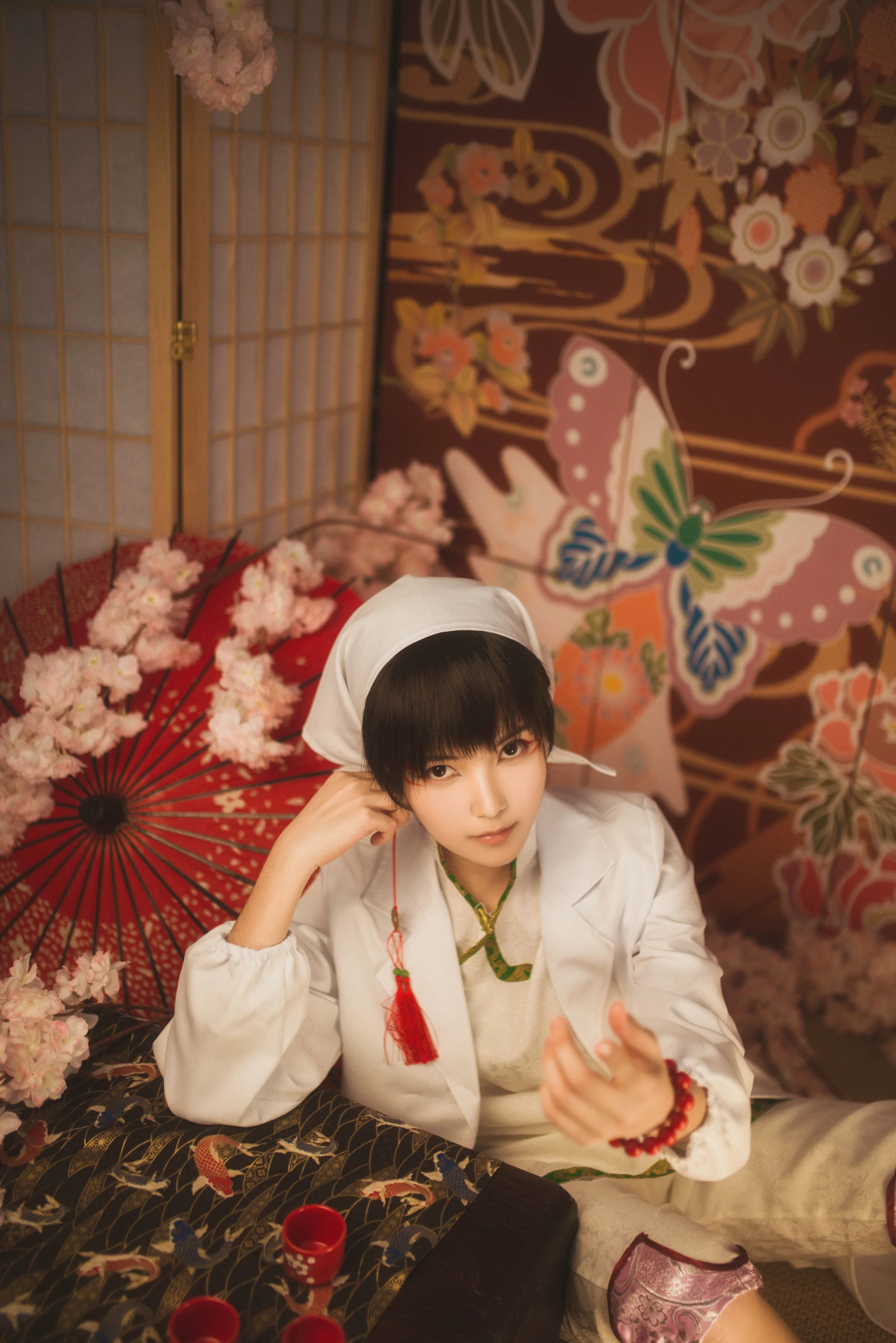鬼灯的冷彻 白泽COS写真