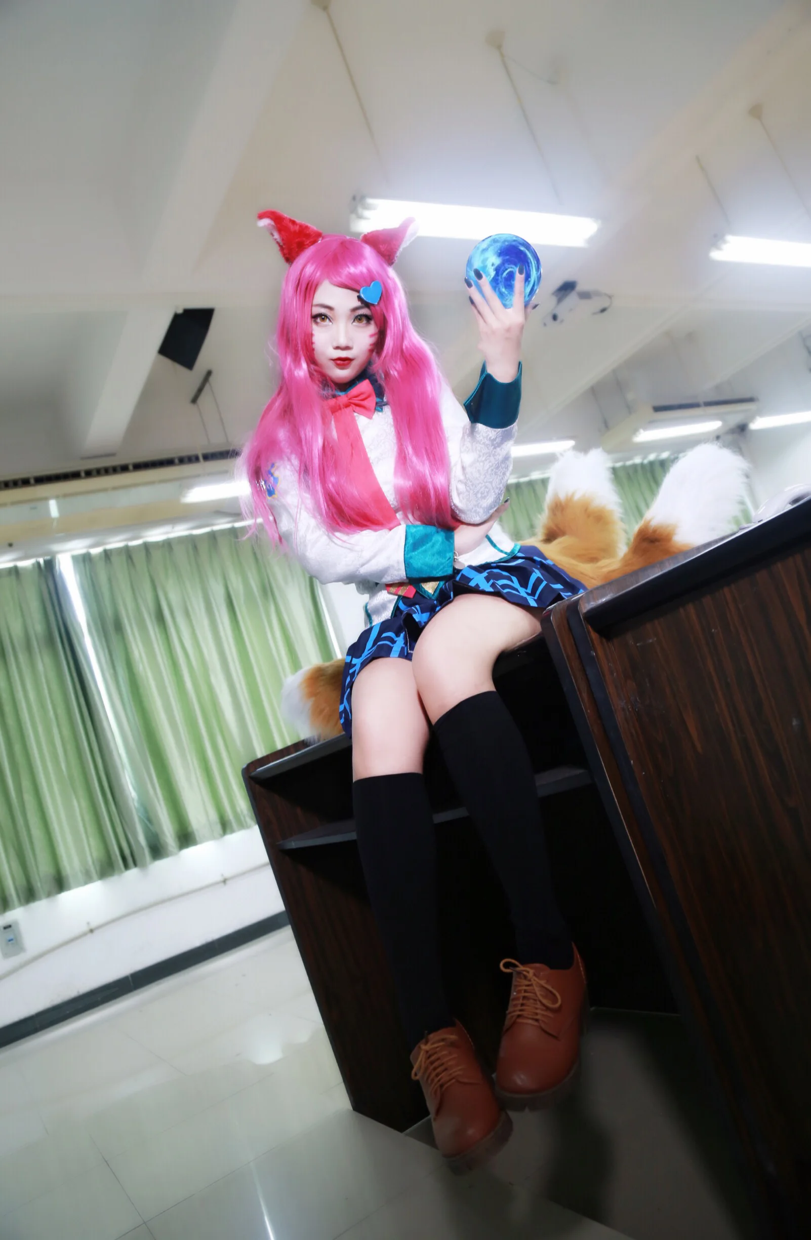 英雄联盟风纪委员阿狸COS写真