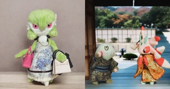 《宝可梦》的时尚日常：为迷你手办亲手制作百变服装｜高清图片集