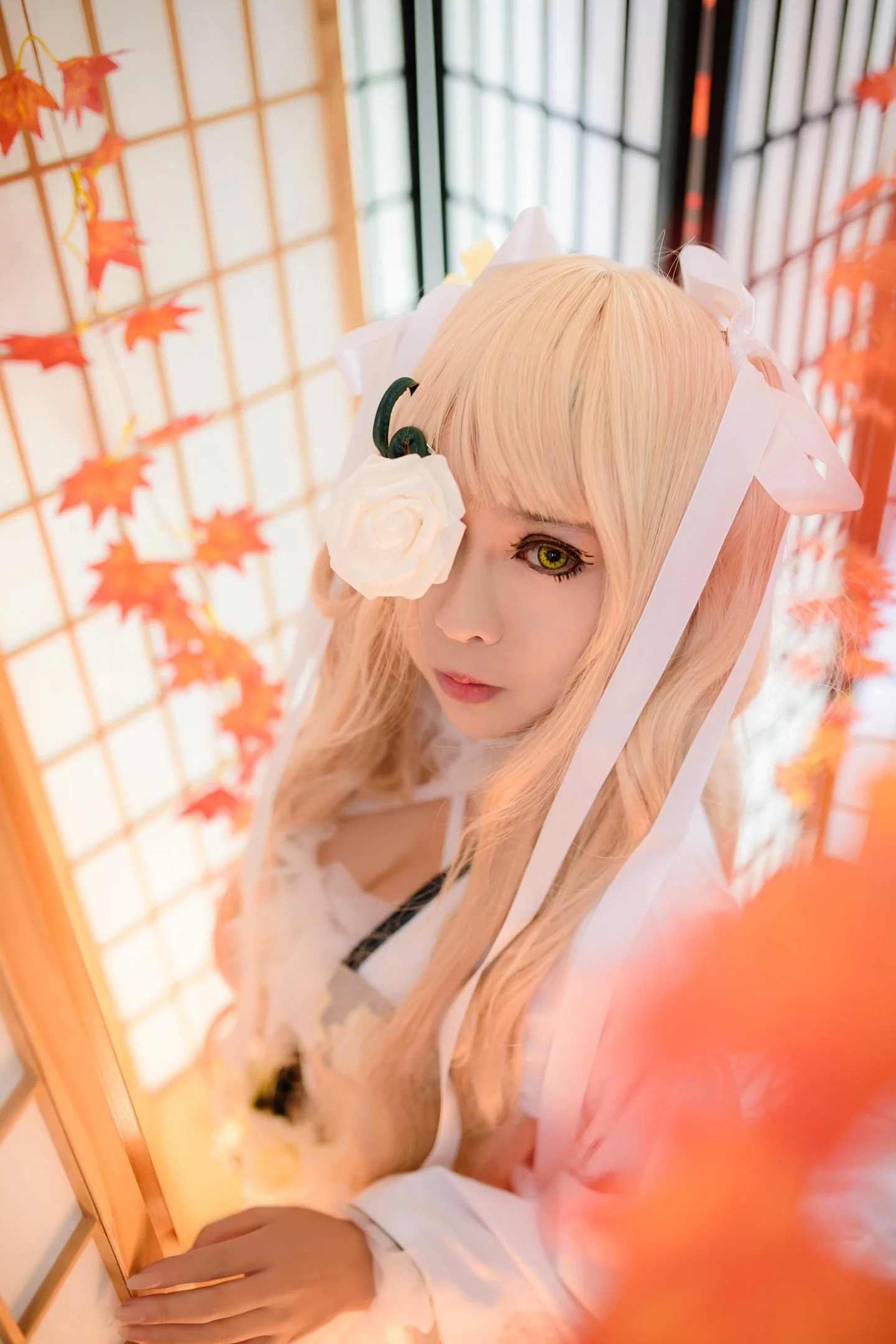 蔷薇少女雪华绮晶COS写真