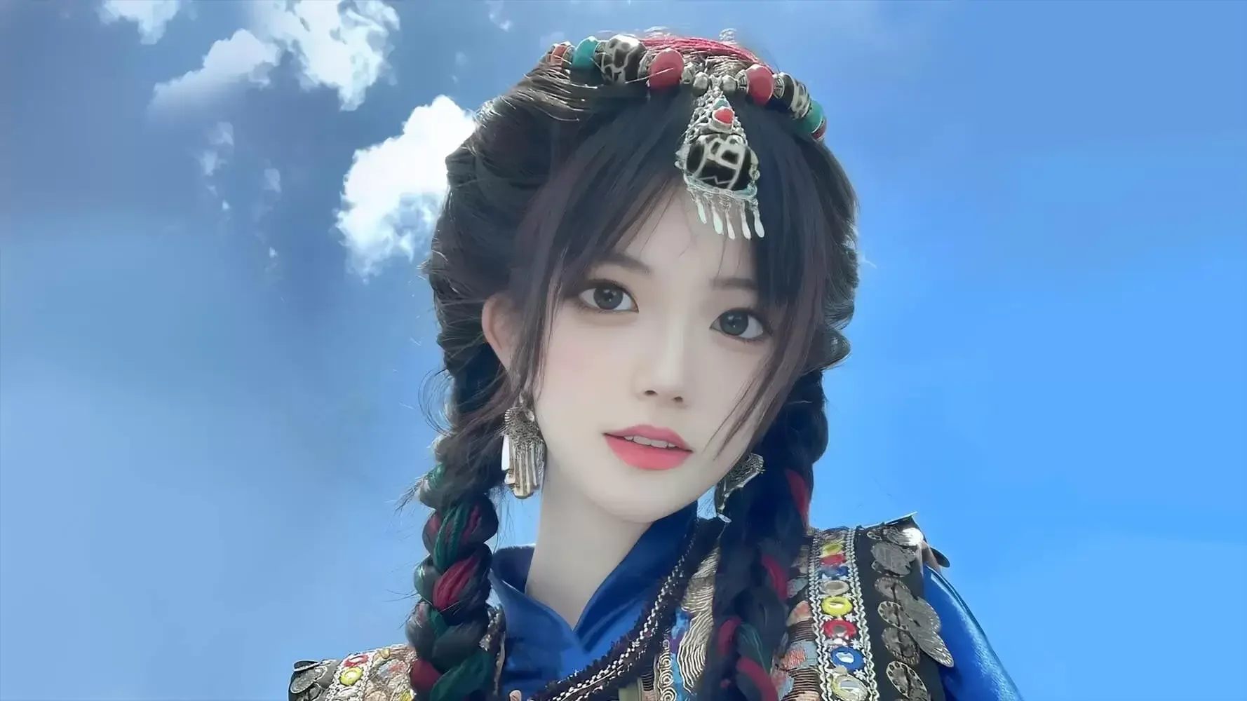 国风 西藏服饰 美女 4k电脑壁纸 4k手机壁纸｜高清图片集