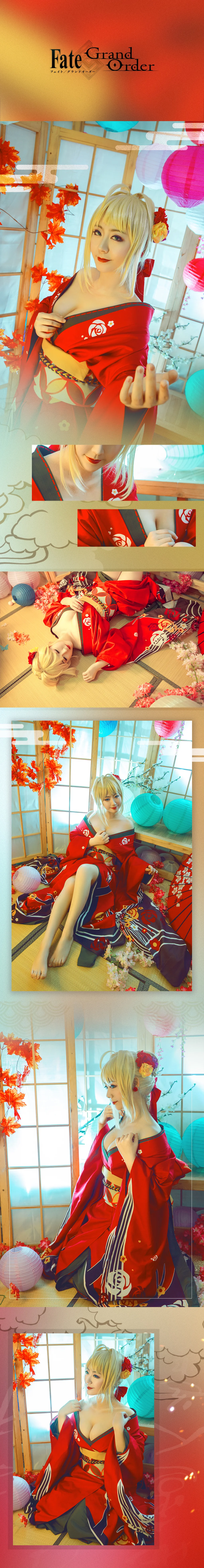 fate grand order 尼禄COS写真