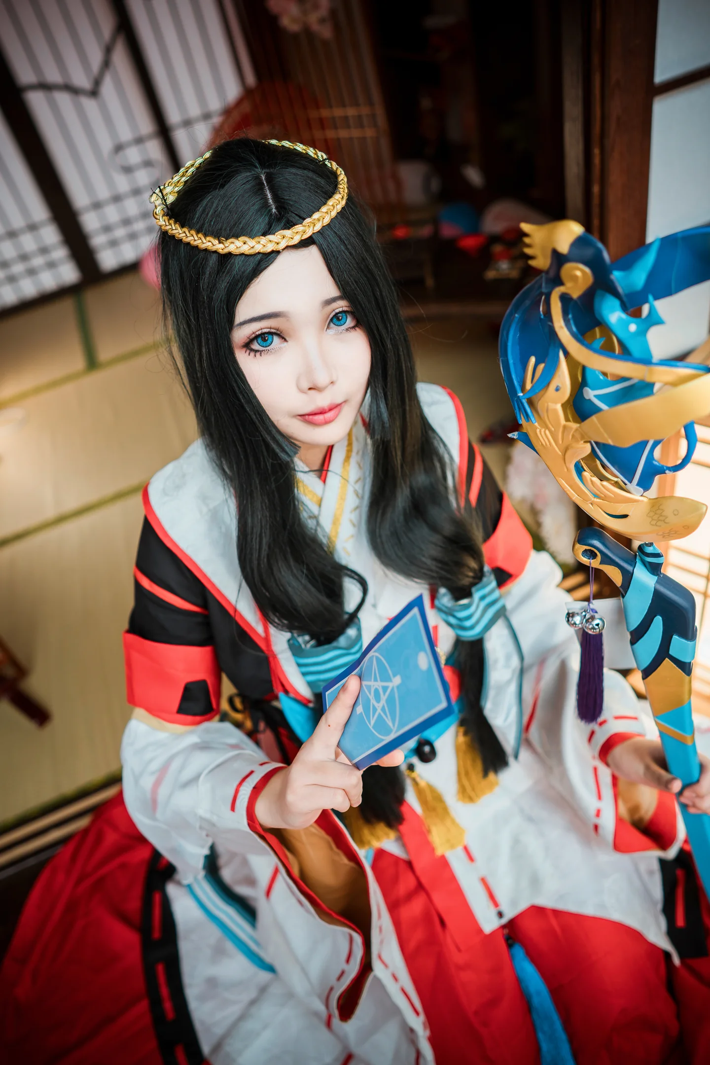 阴阳师八百比丘尼COS写真