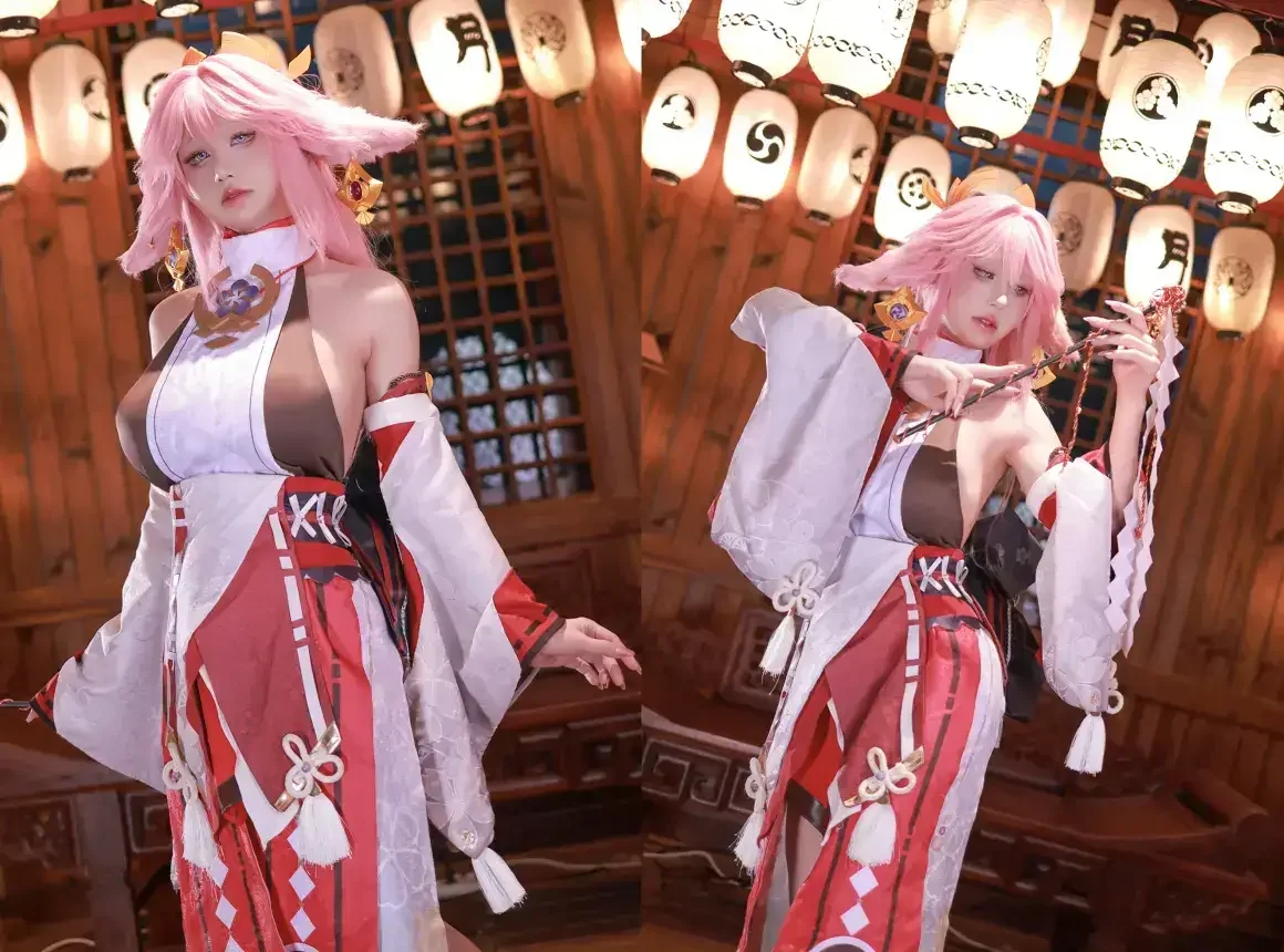 桜满三时 – 原神 八重神子｜高清图片集