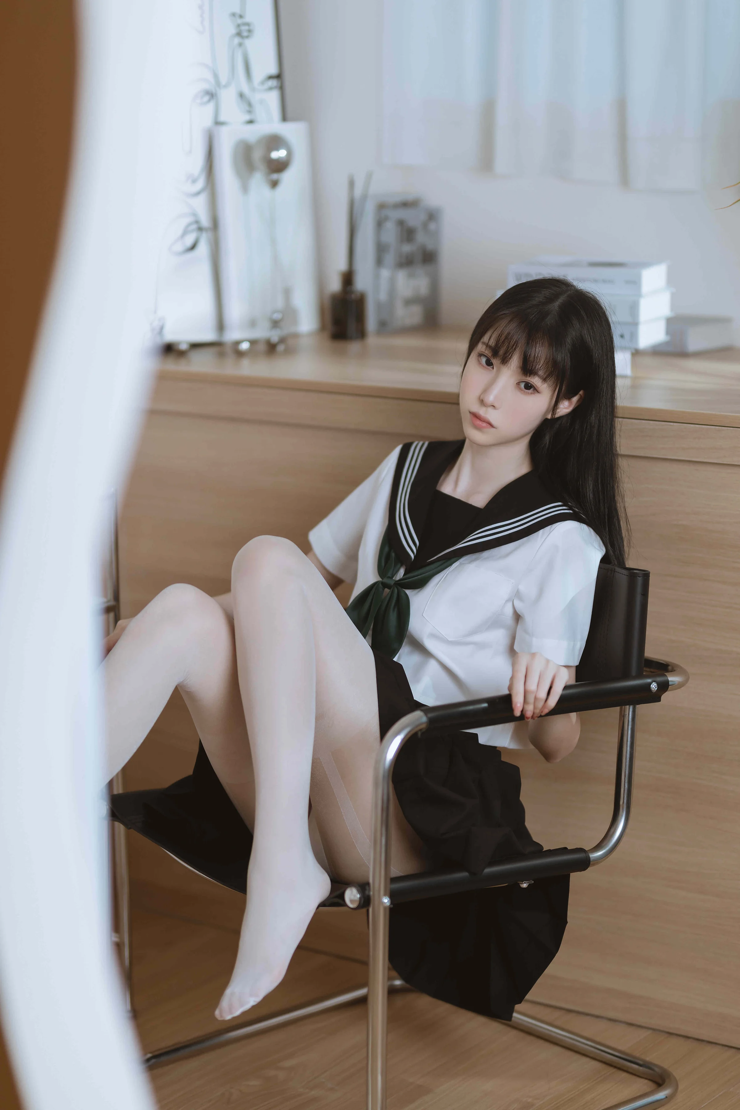 许岚LAN – 白丝水手服 [40P]｜高清图片集