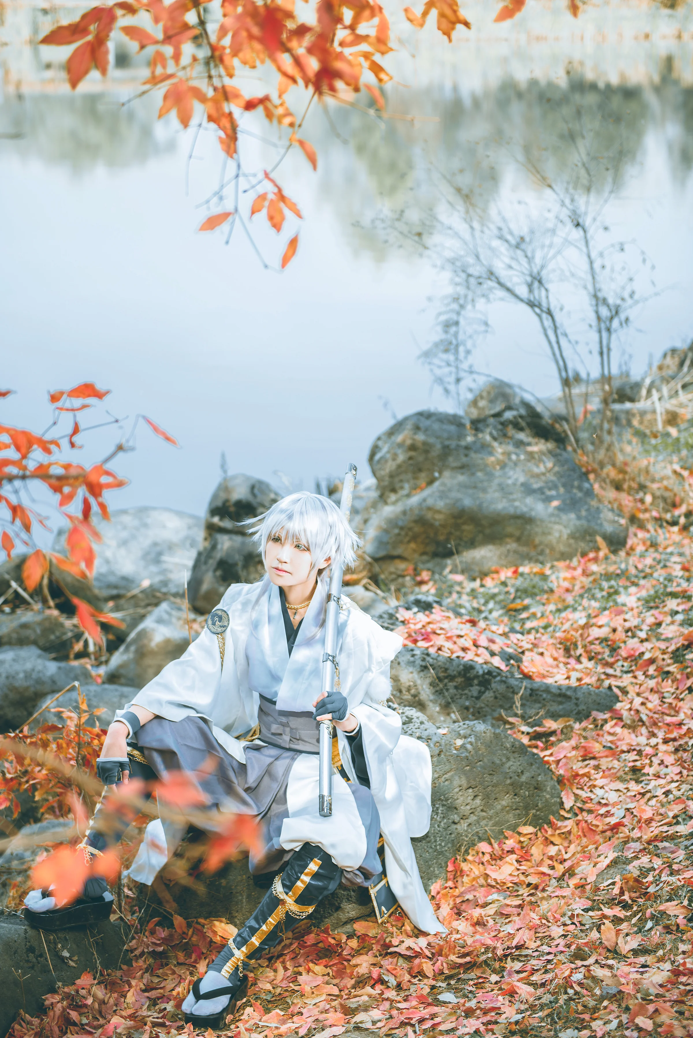 刀剑乱舞 秋日之鹤COS写真
