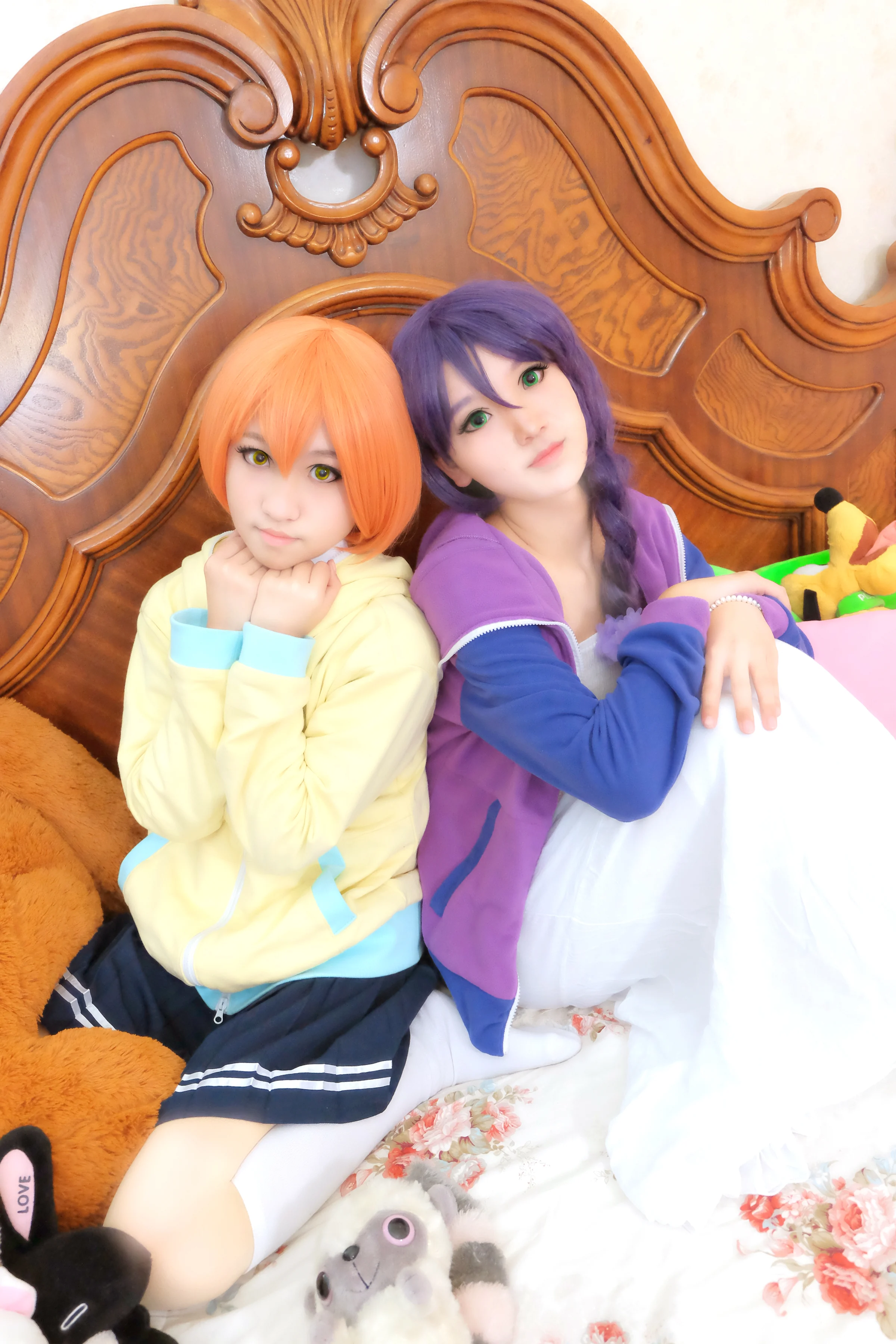 LoveLive！星空凛&东条希动物未觉醒COS写真