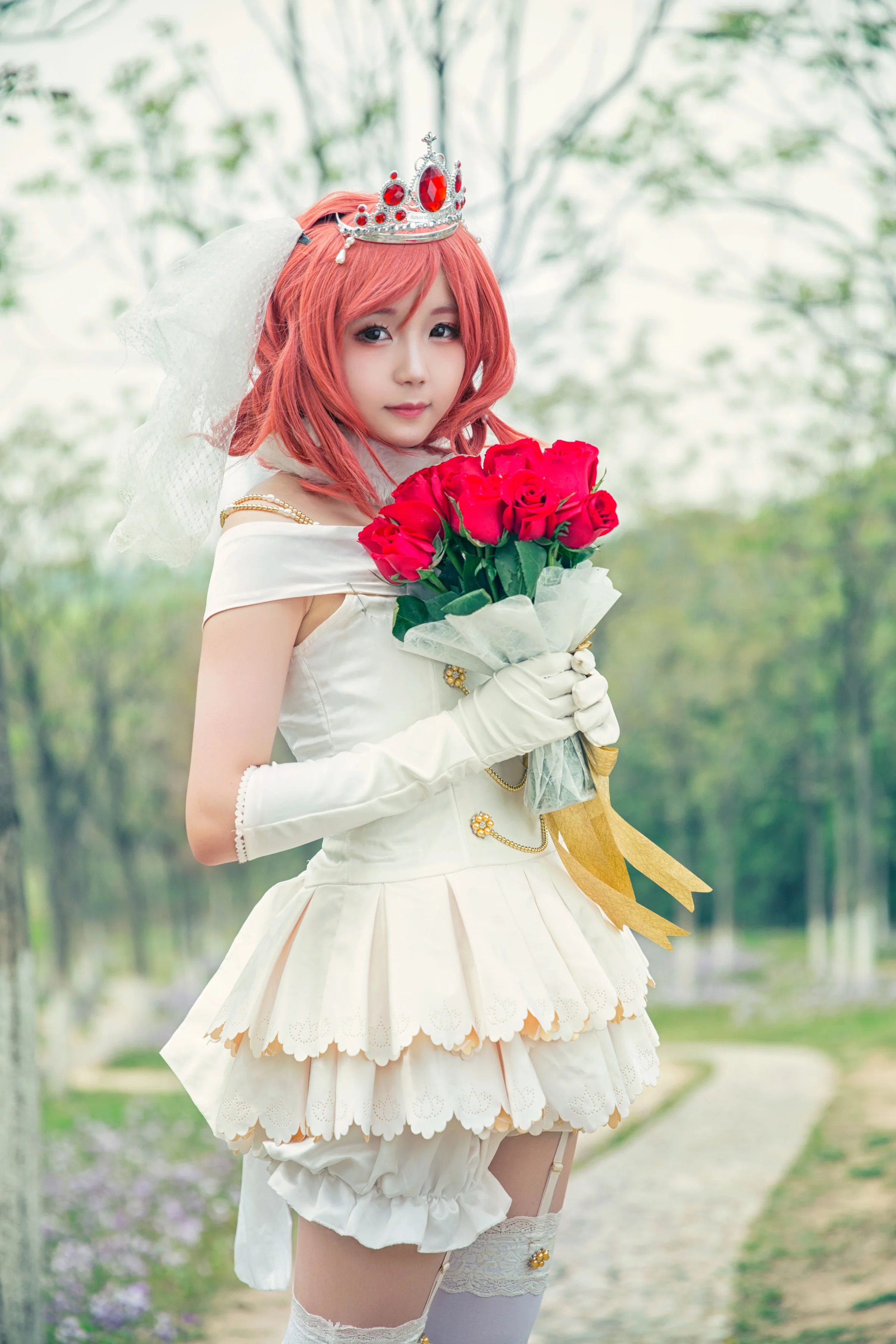 lovelive!!西木野真姬花嫁觉醒COS写真