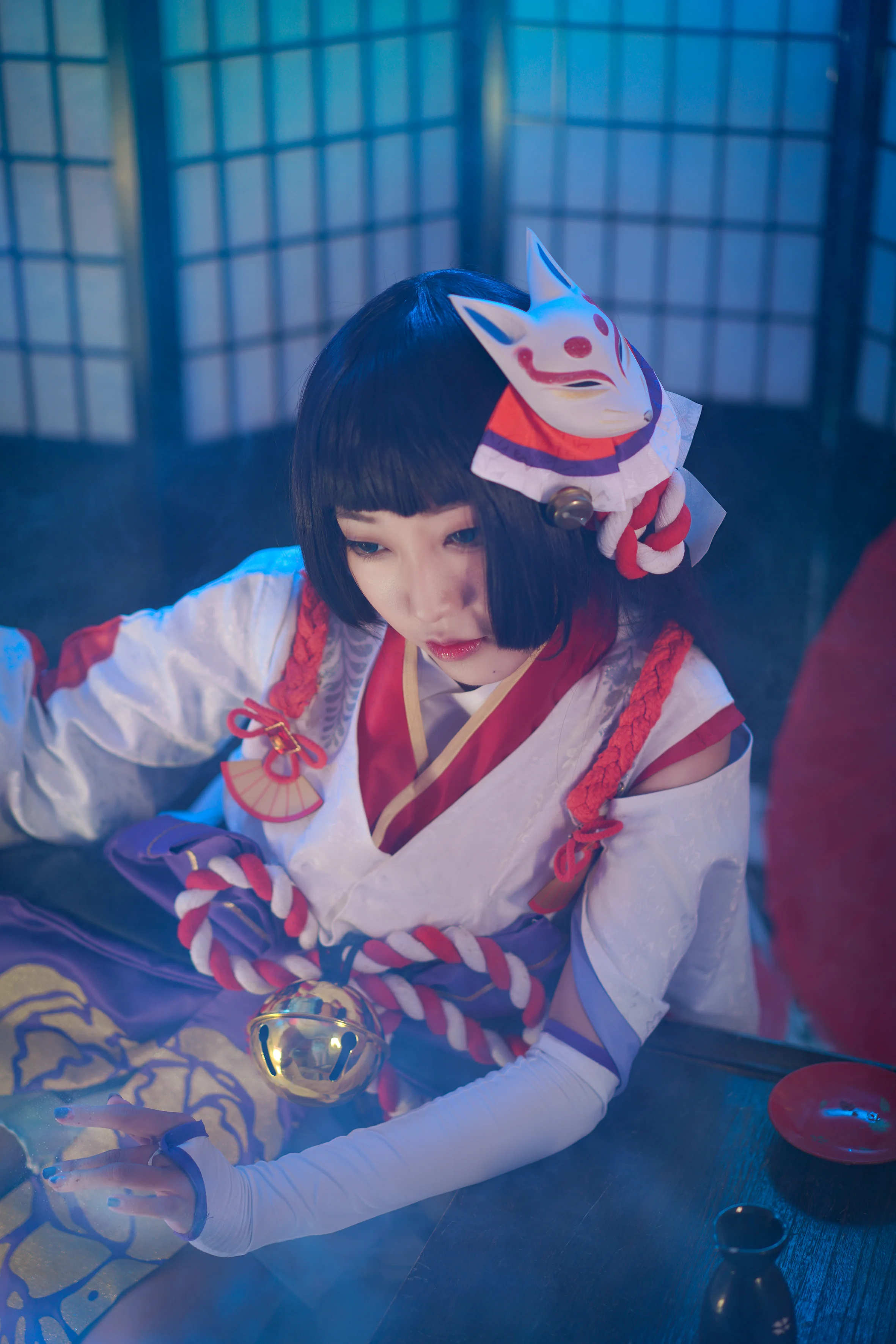 阴阳师雪女月见之樱COS写真