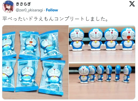 日本百元店“纸片哆啦A梦”走红：扁平造型引吐槽｜高清图片集