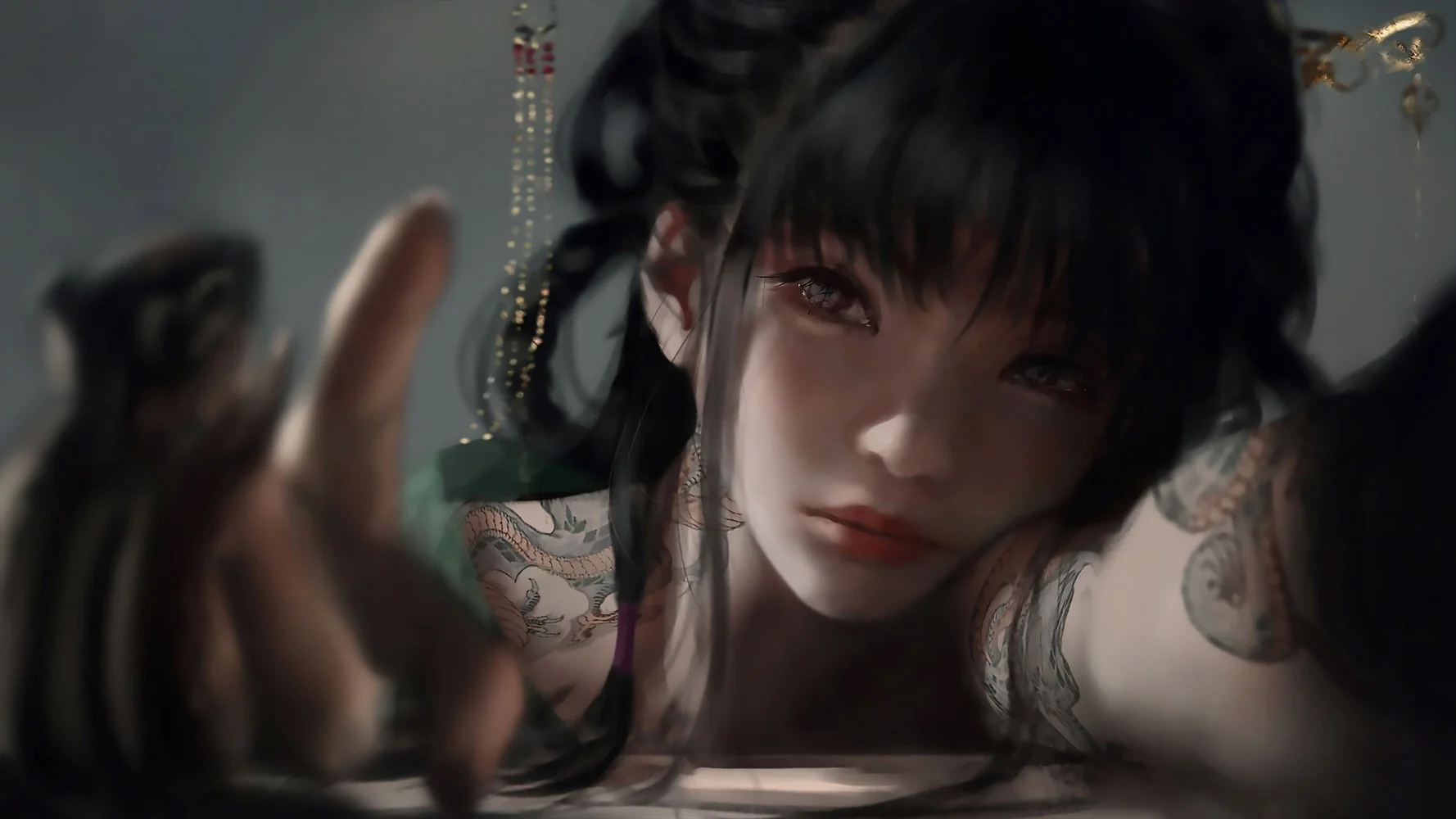 小绿 古风 4K高清动漫壁纸｜高清图片集