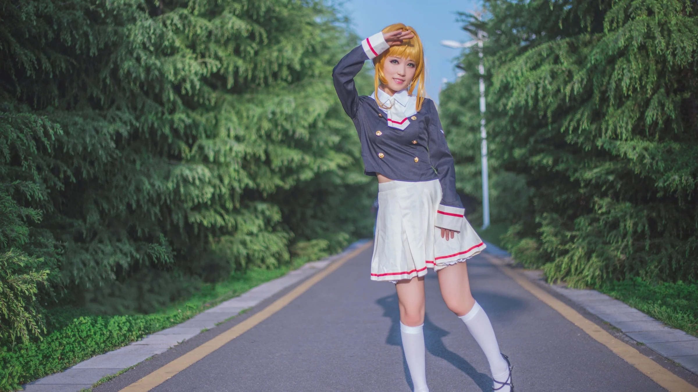 魔卡少女樱校服COS写真