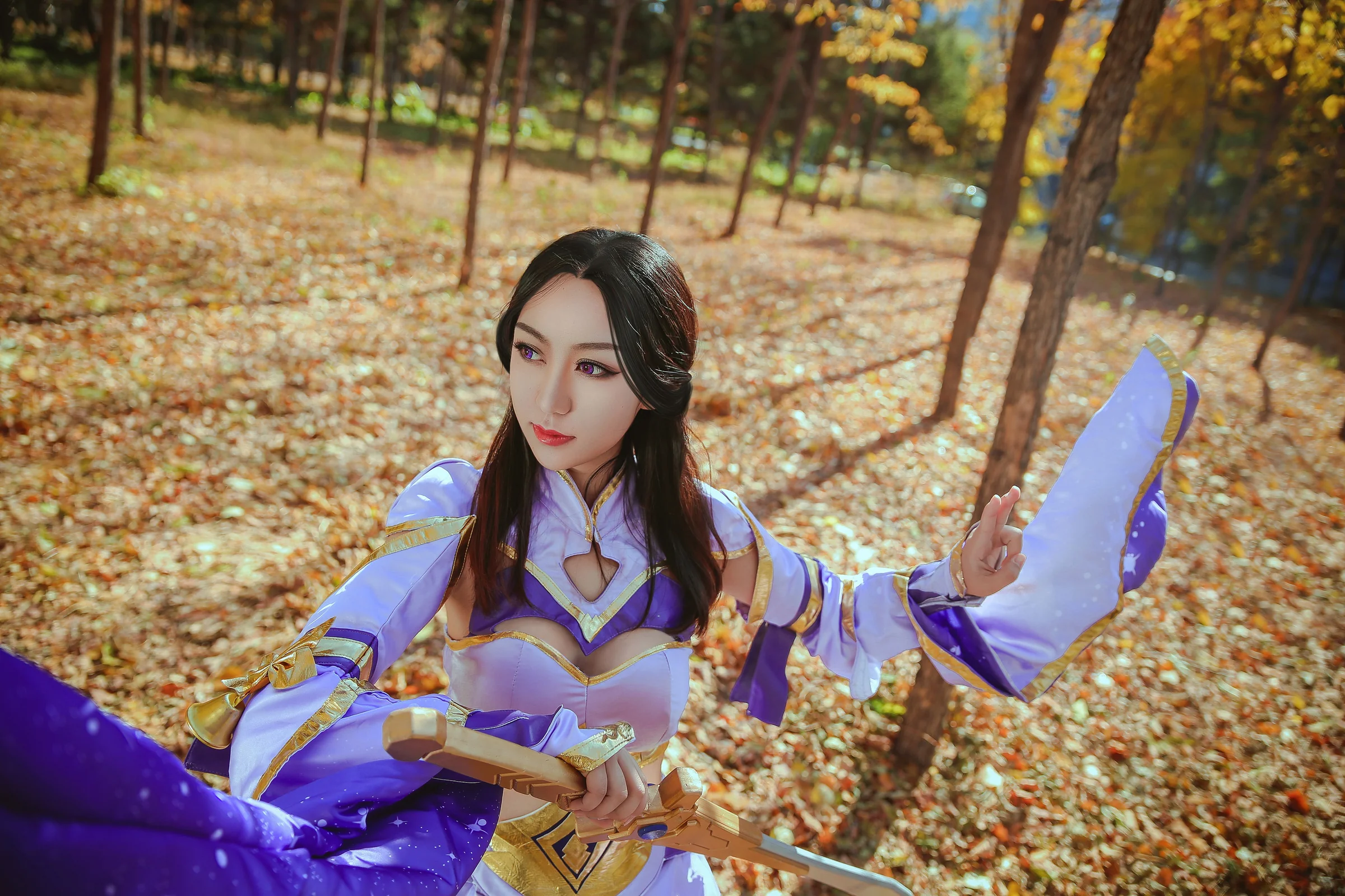 王者荣耀 露娜紫霞仙子COS写真