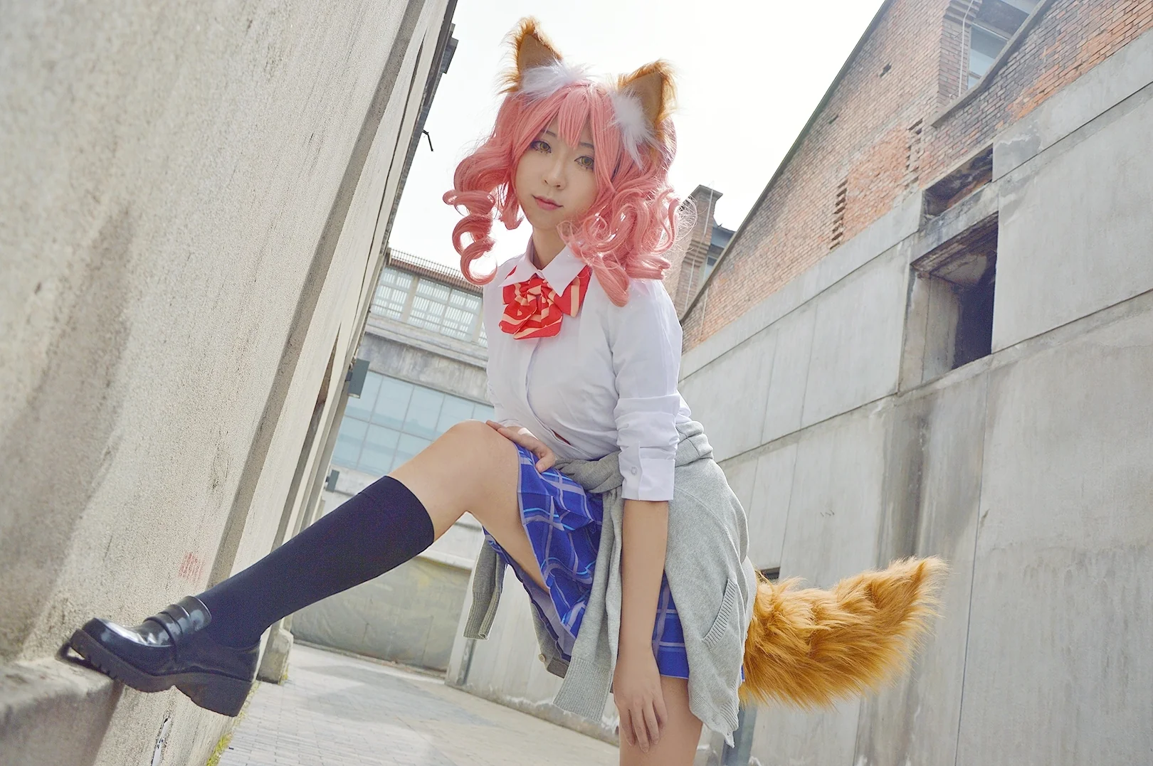 fgo玉藻前制服COS写真