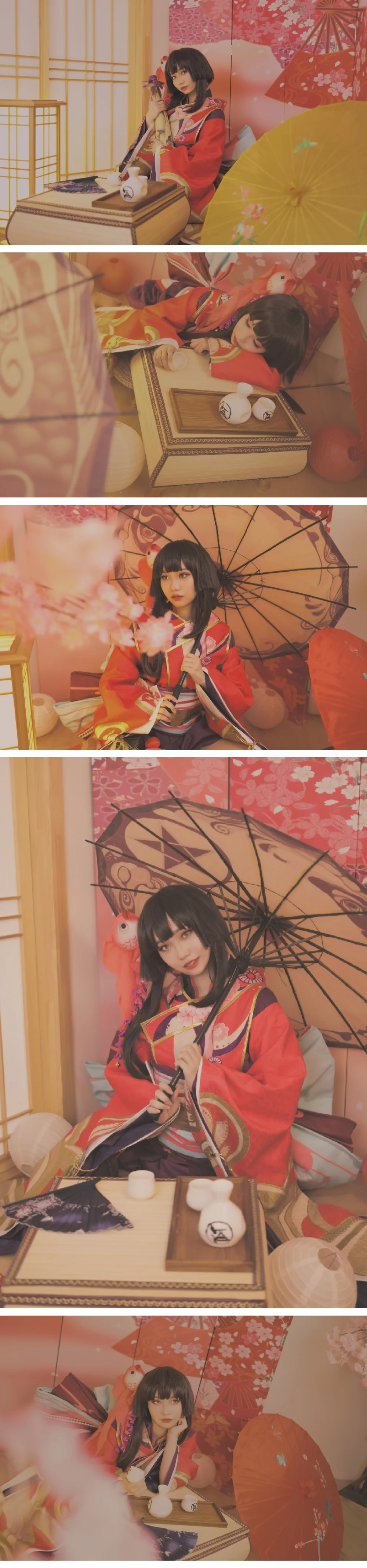 阴阳师神乐COS写真