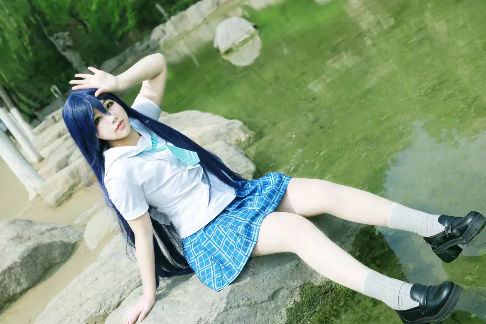 Lovelive！园田海未海军未觉醒COS写真