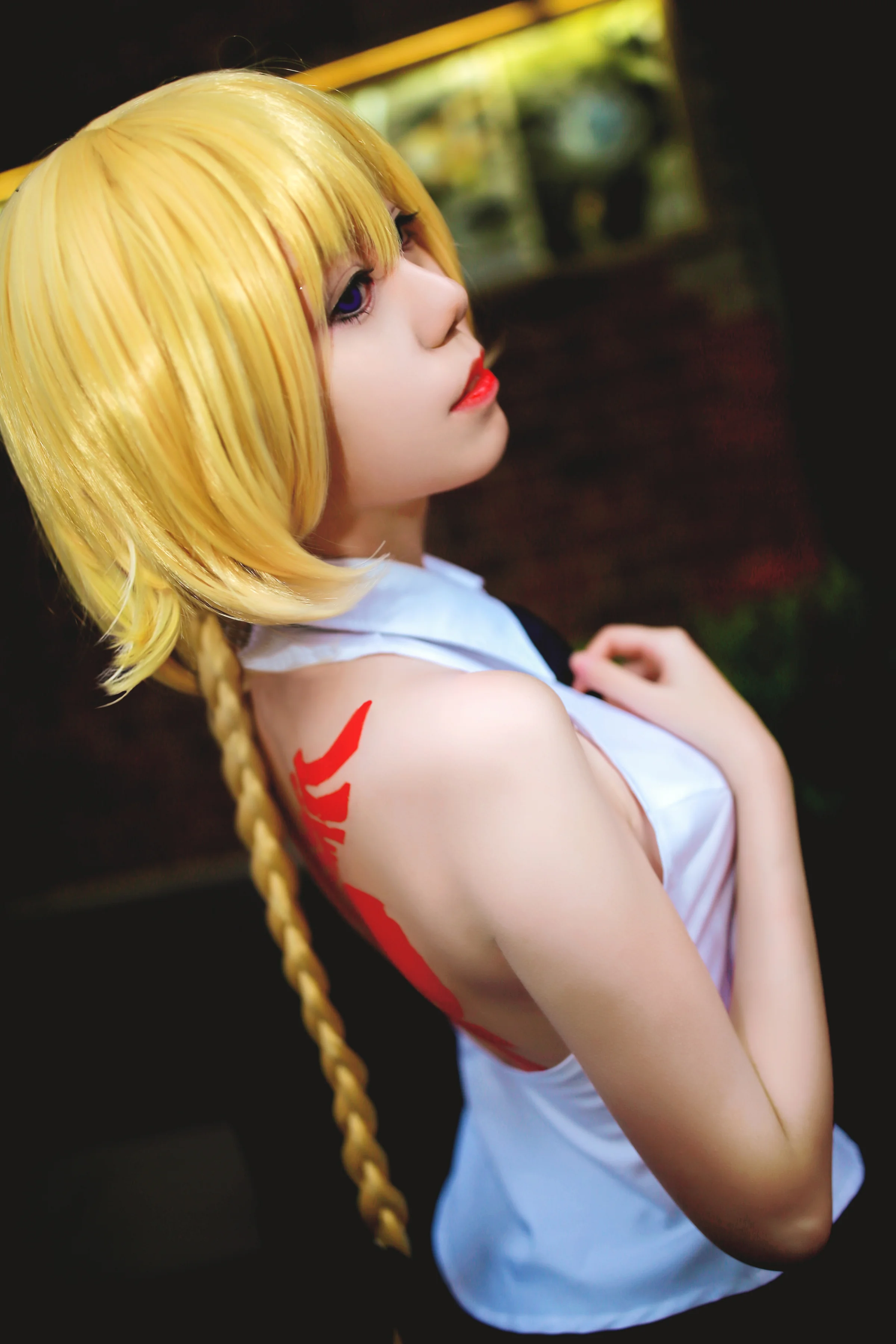 Fate/Apocrypha贞德校服COS写真