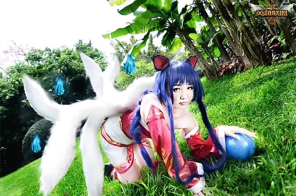 英雄联盟九尾妖狐阿狸COS写真