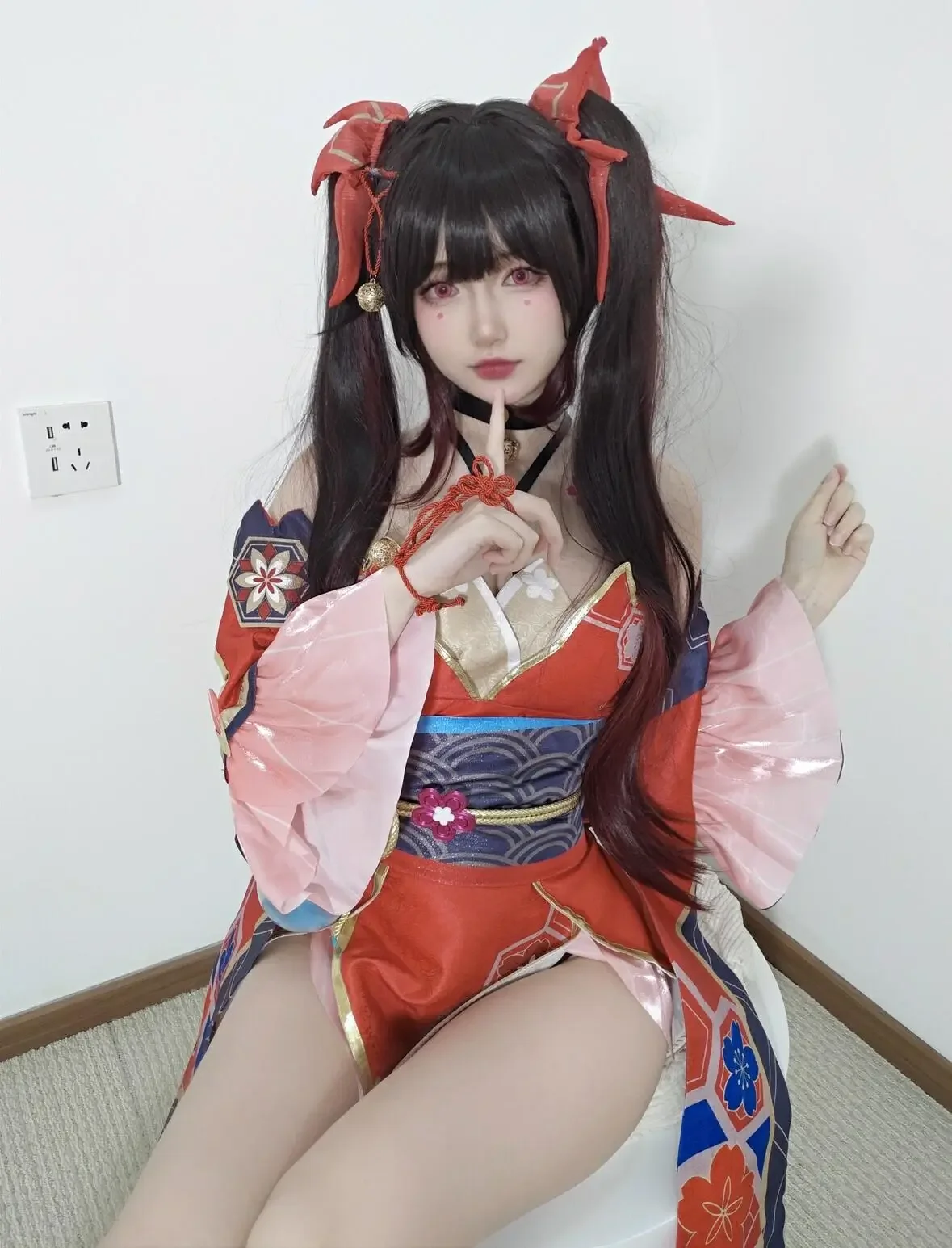 迷之呆梨 – 自撮り写真 花火
