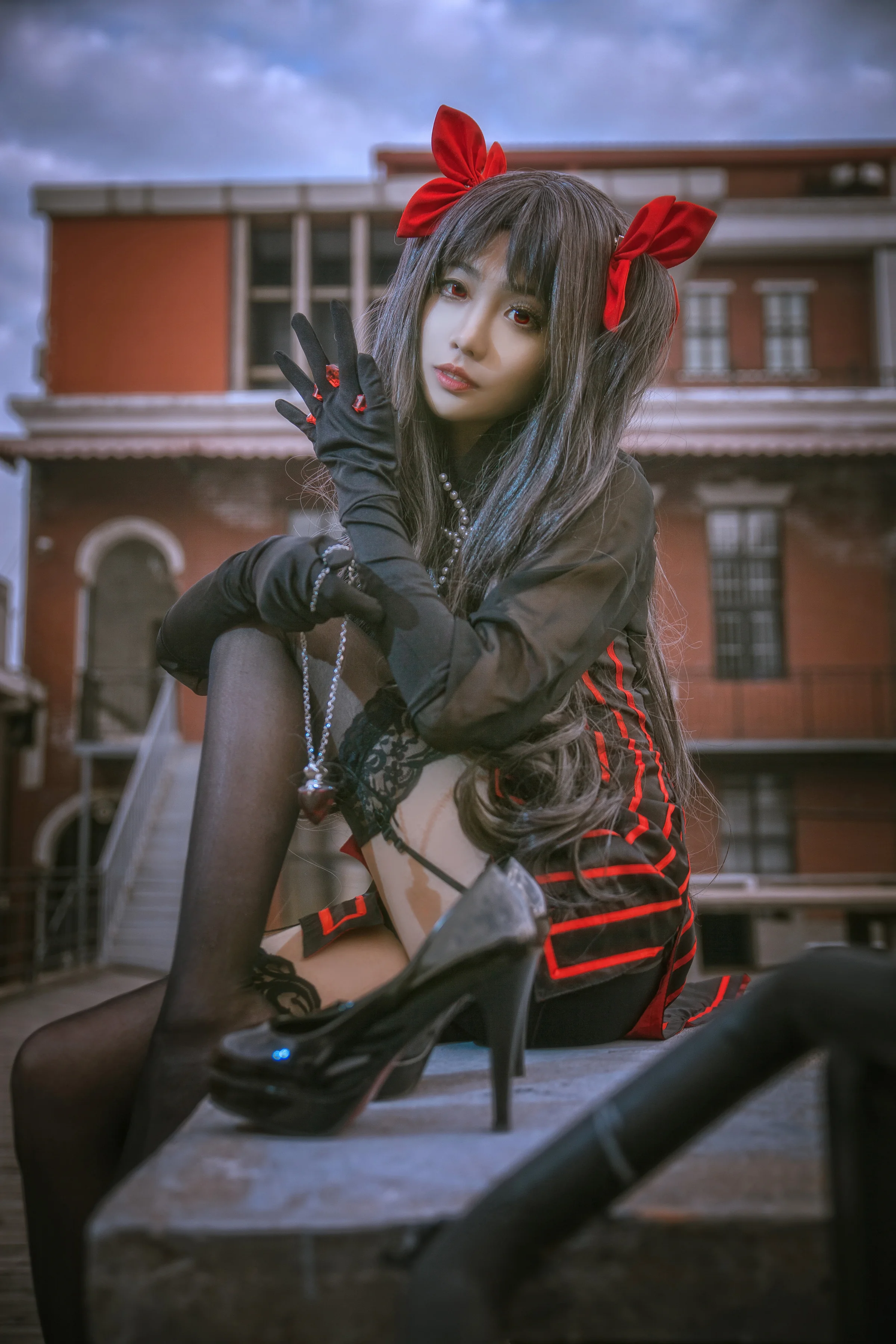 FATE 远坂凛COS写真