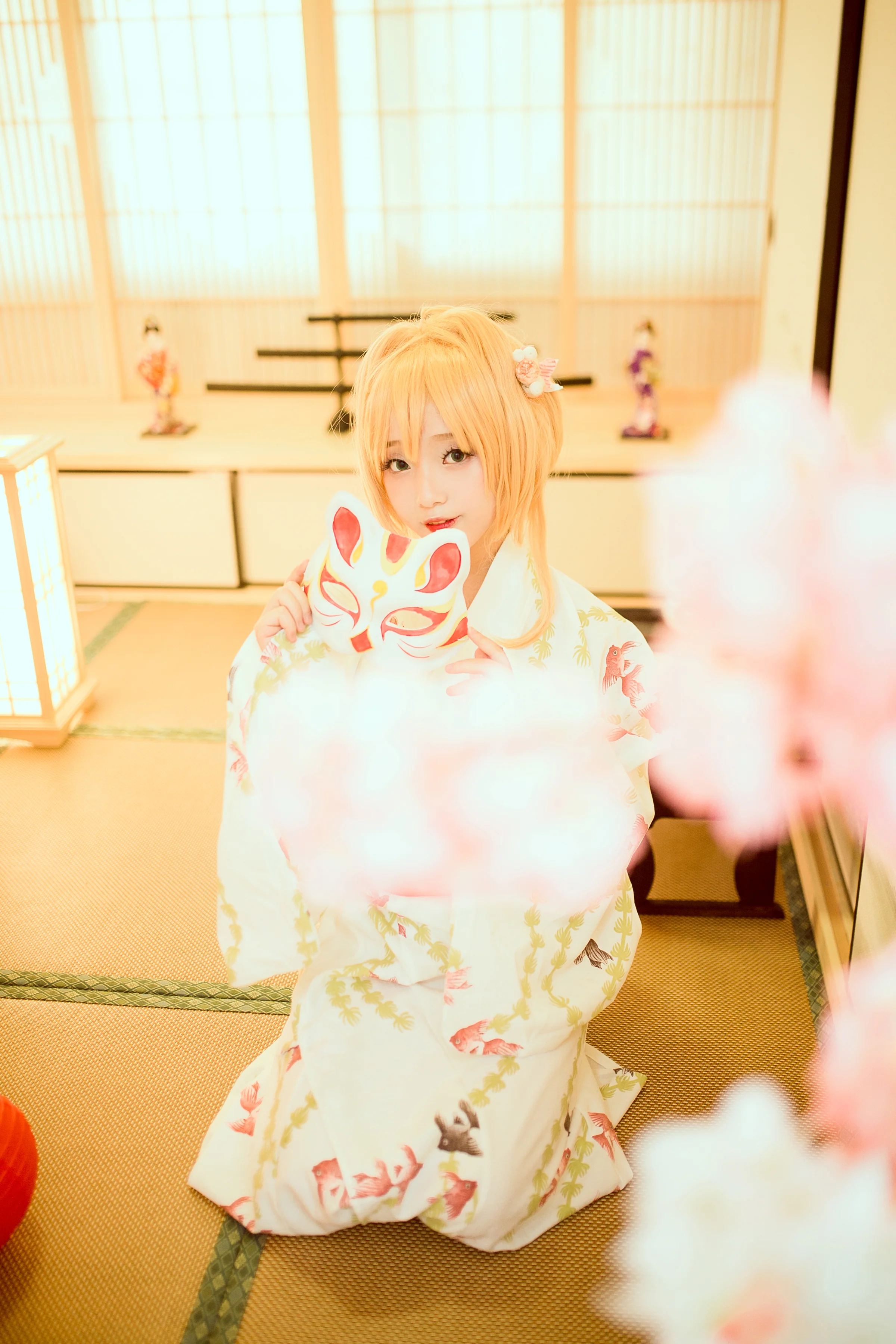 木之本樱金鱼浴衣 COS写真