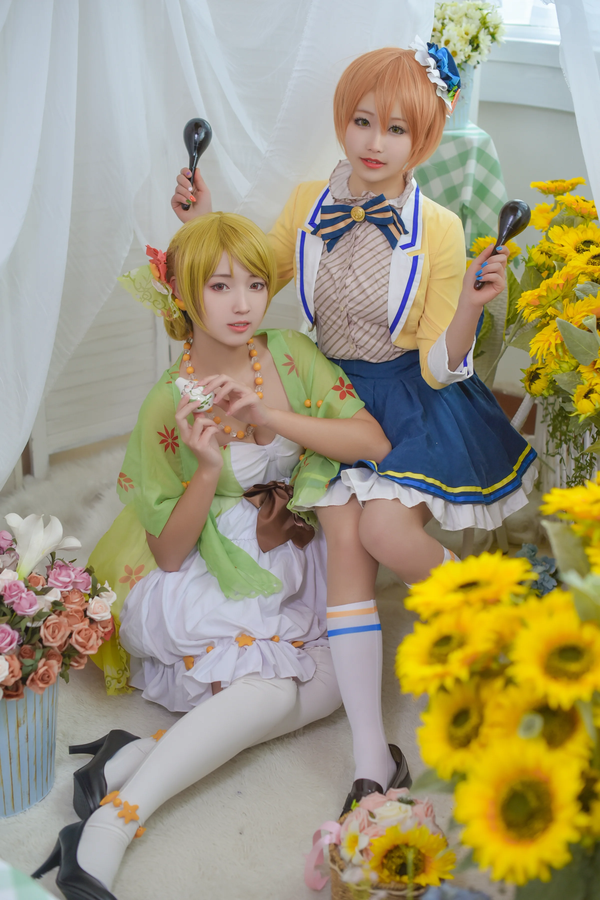 COS写真正片 lovelive！乐器同人花凛