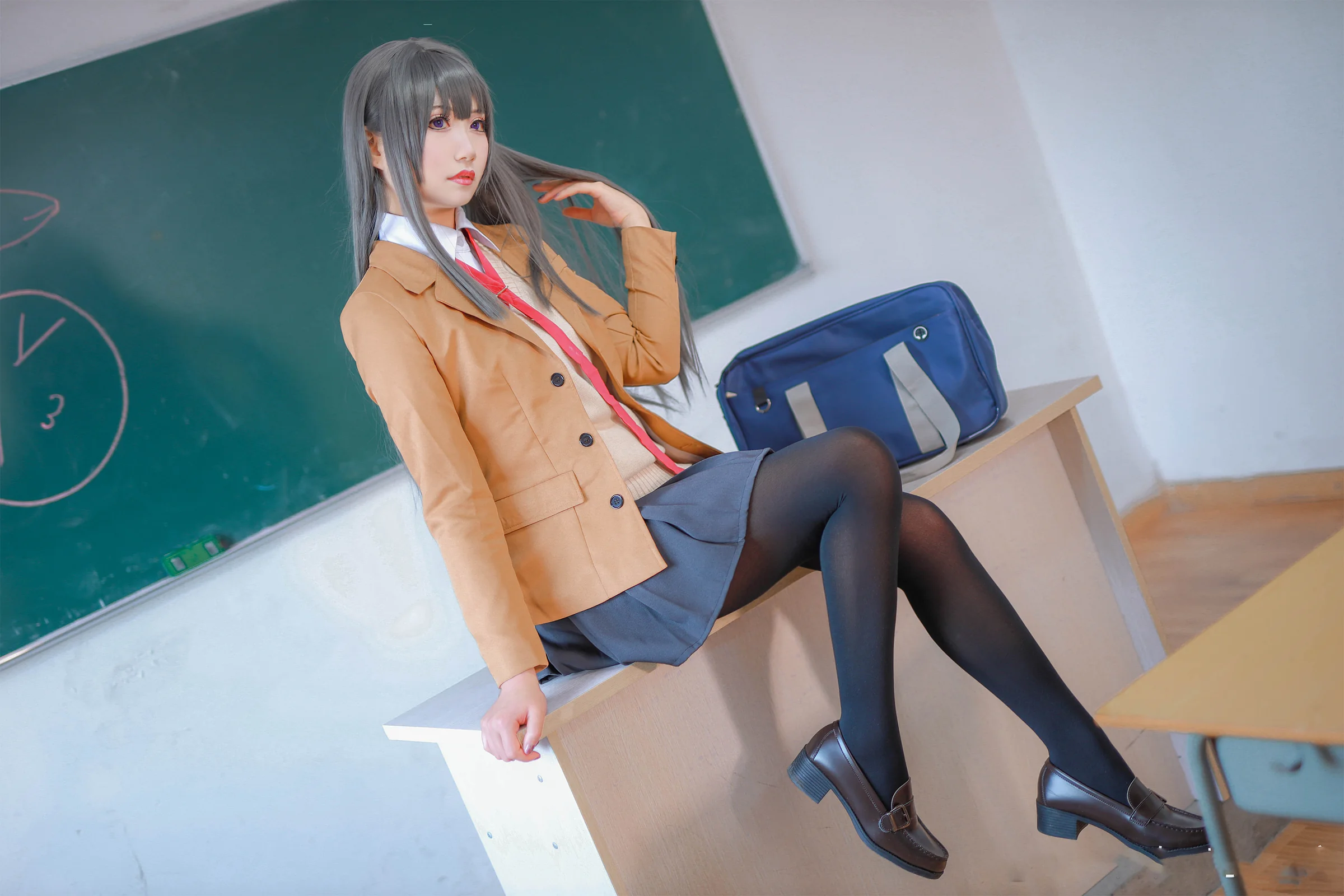 青春猪头少年不会梦到兔女郎学姐 樱岛麻衣COS写真