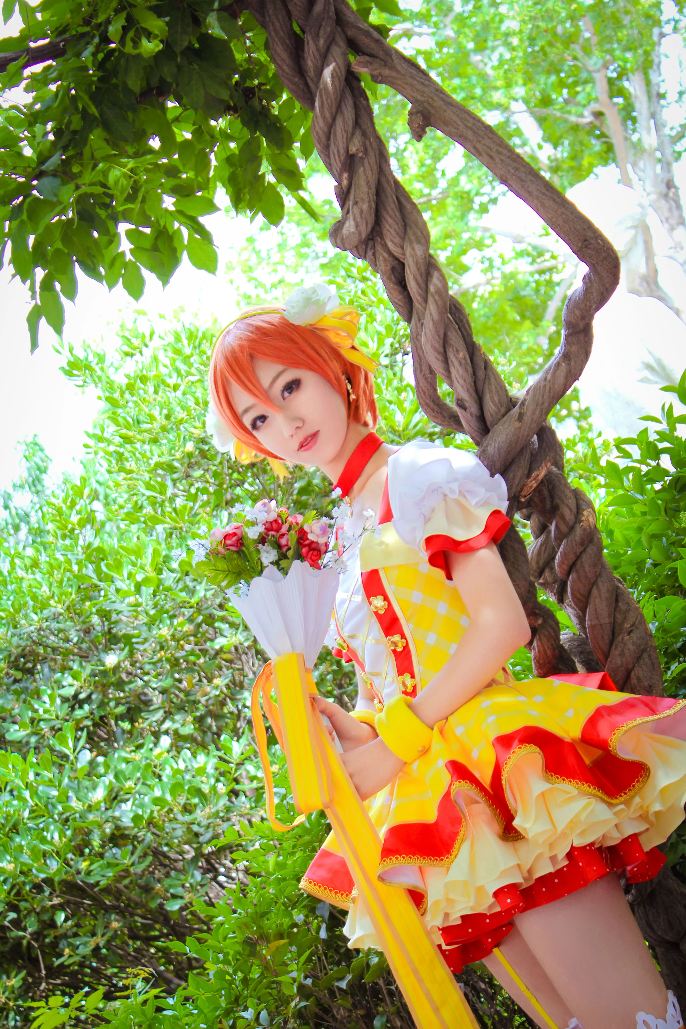lovelive星空凛COS写真，青春活泼