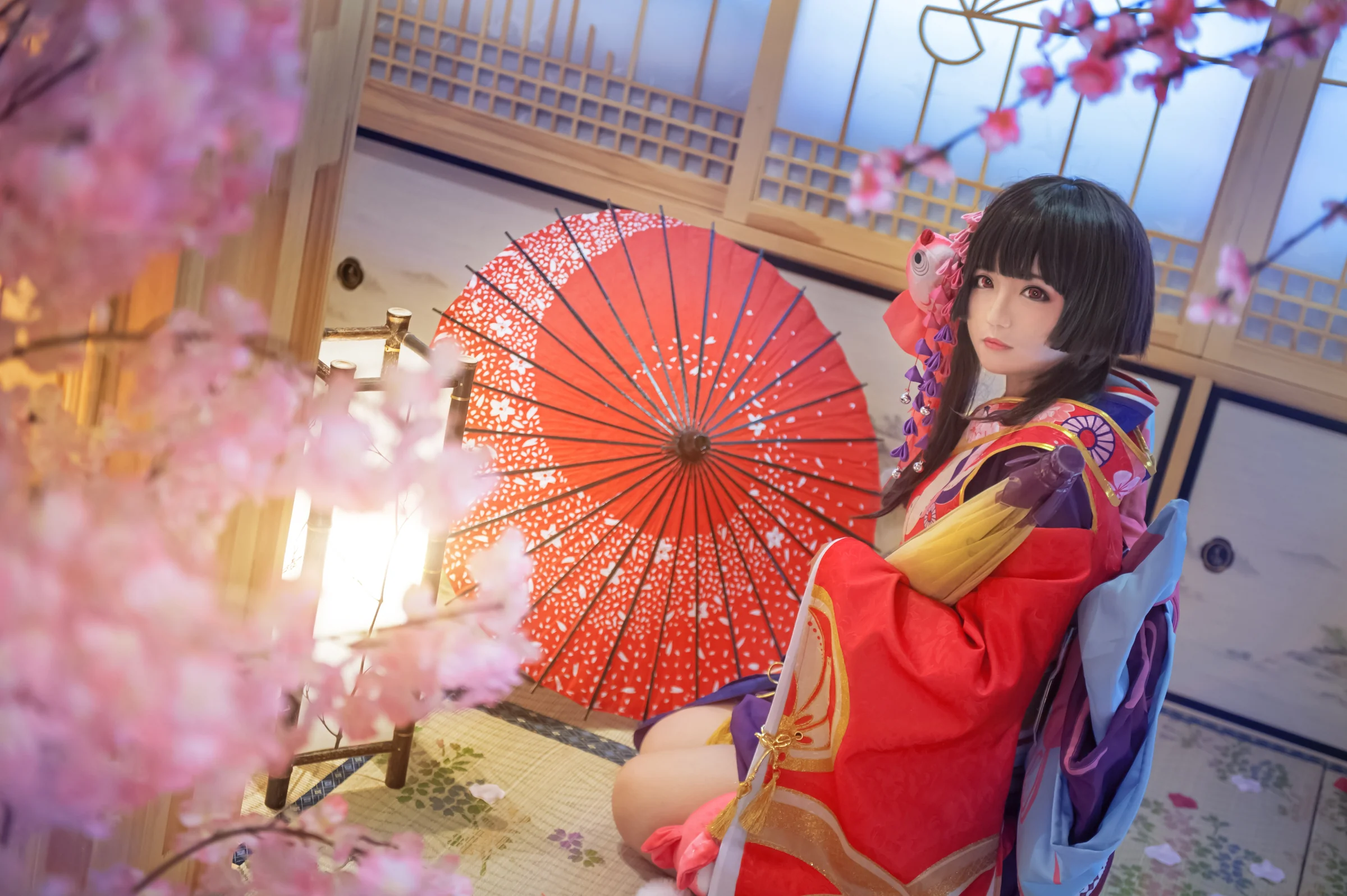阴阳师神乐COS写真