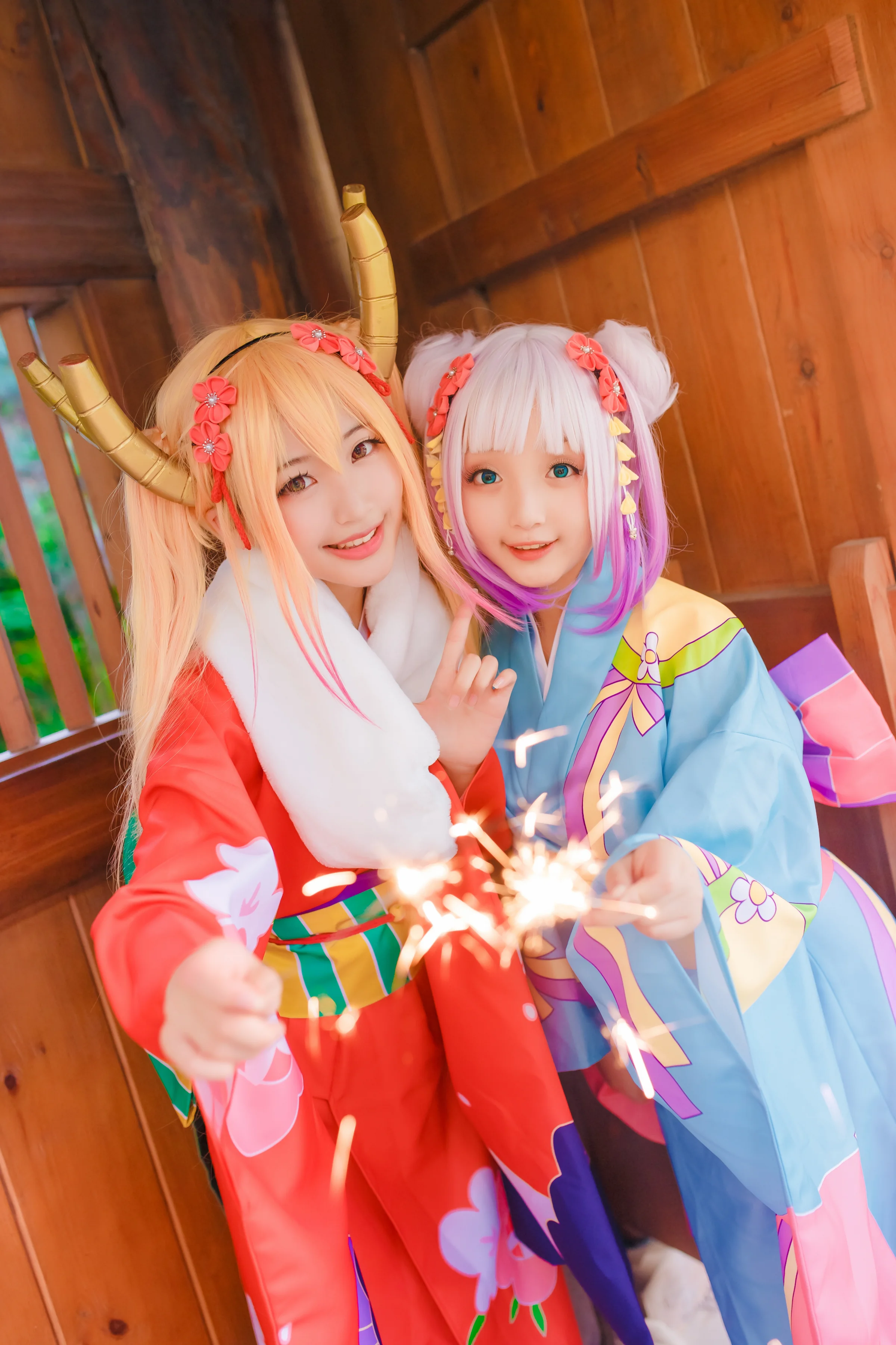 康娜和托尔的和服之旅COS写真