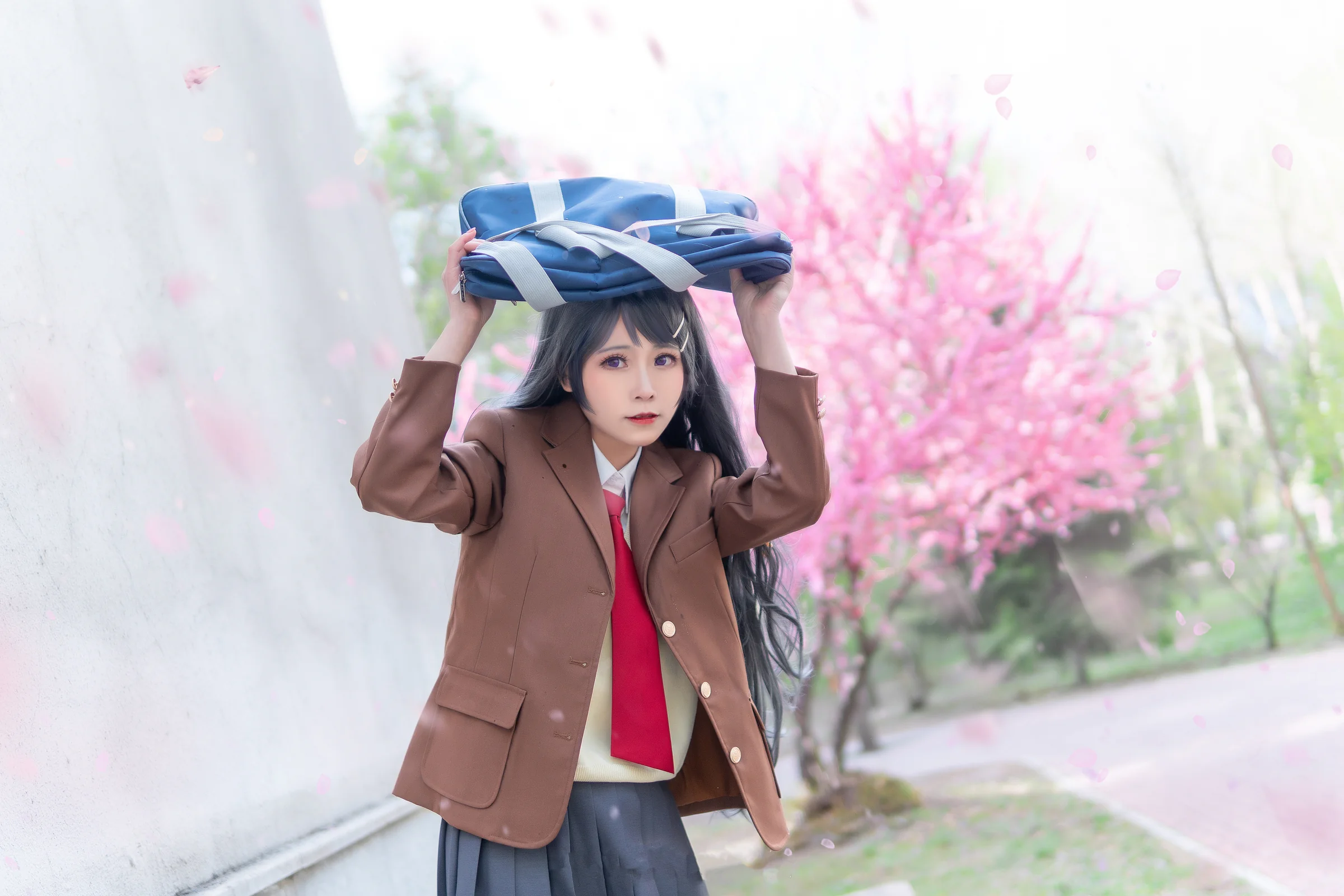 《青春期猪头少年不会梦到兔女郎学姐》樱岛麻衣COS写真