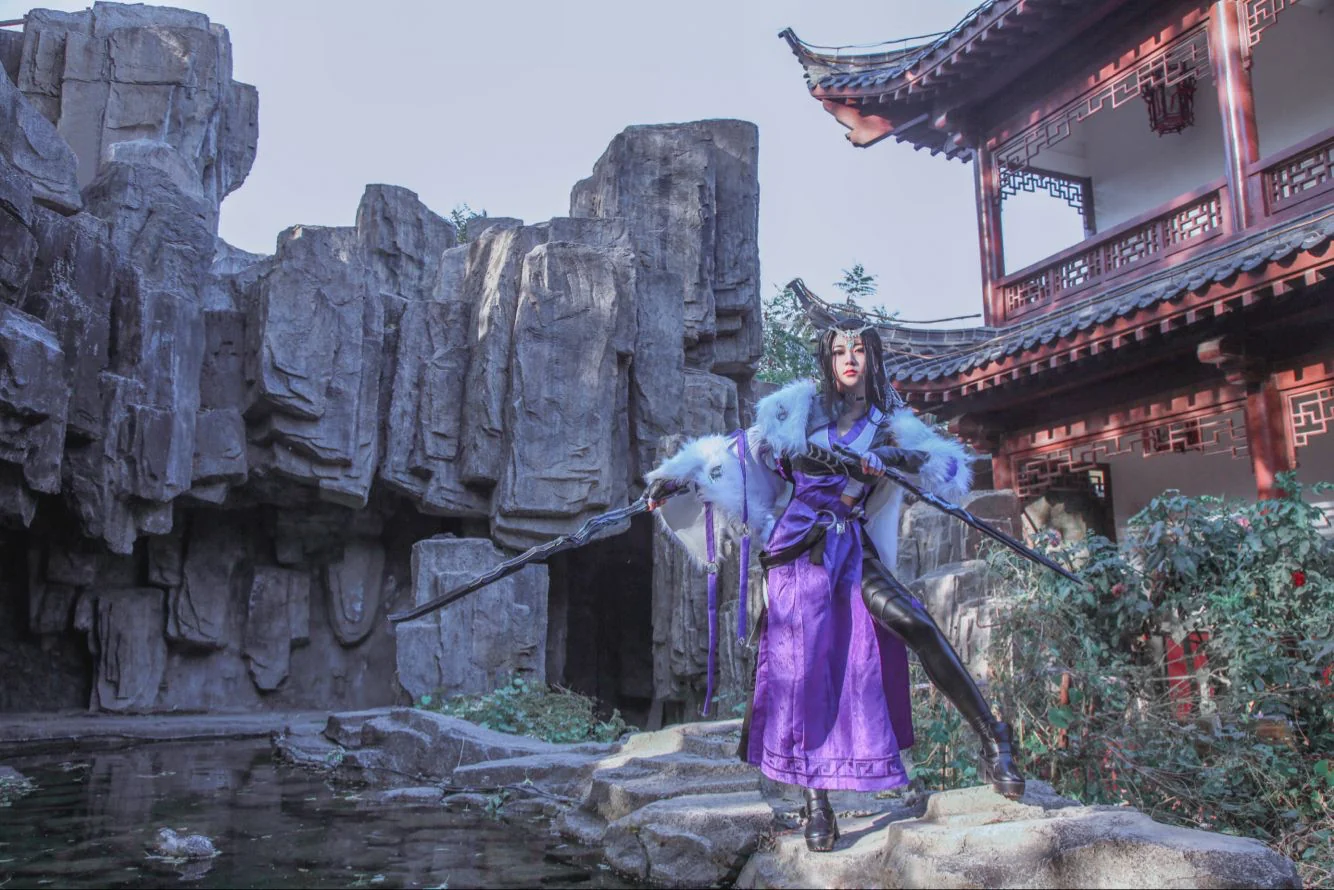 剑侠情缘三 雪河刀娘COS写真