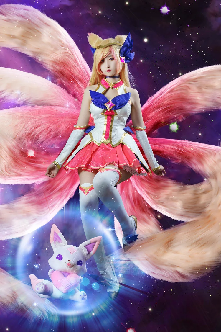 英雄联盟星之守护者阿狸COS写真